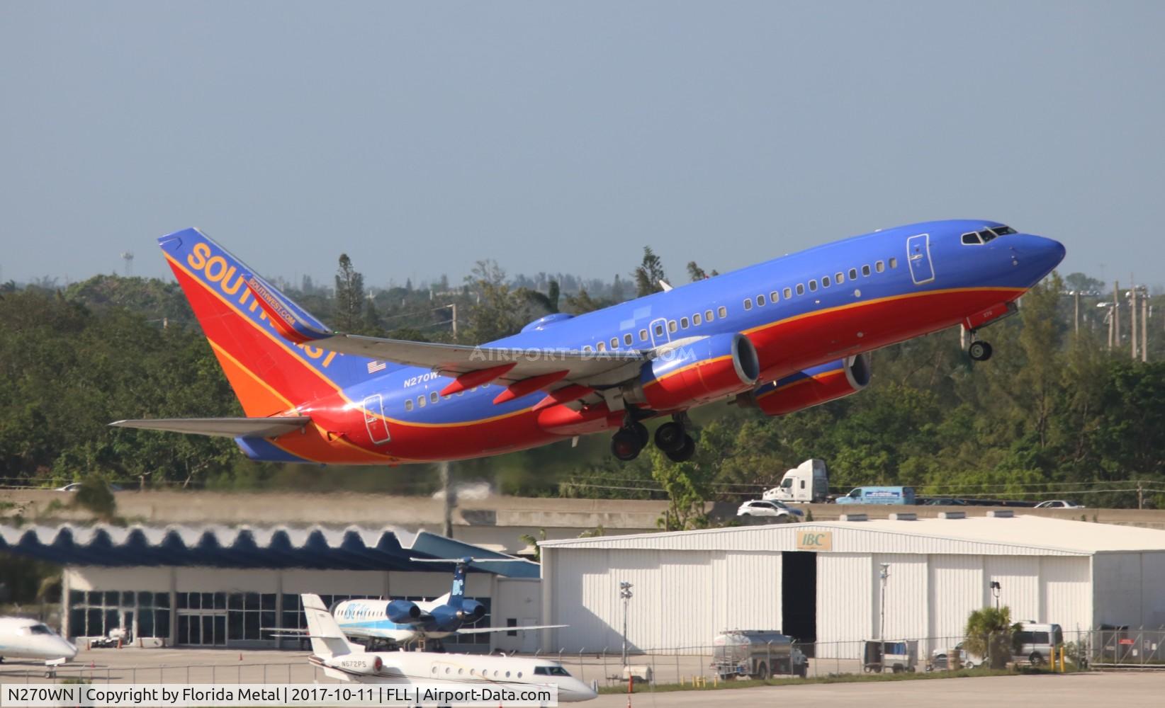 N270WN, 1998 Boeing 737-705 C/N 29089, Southwest
