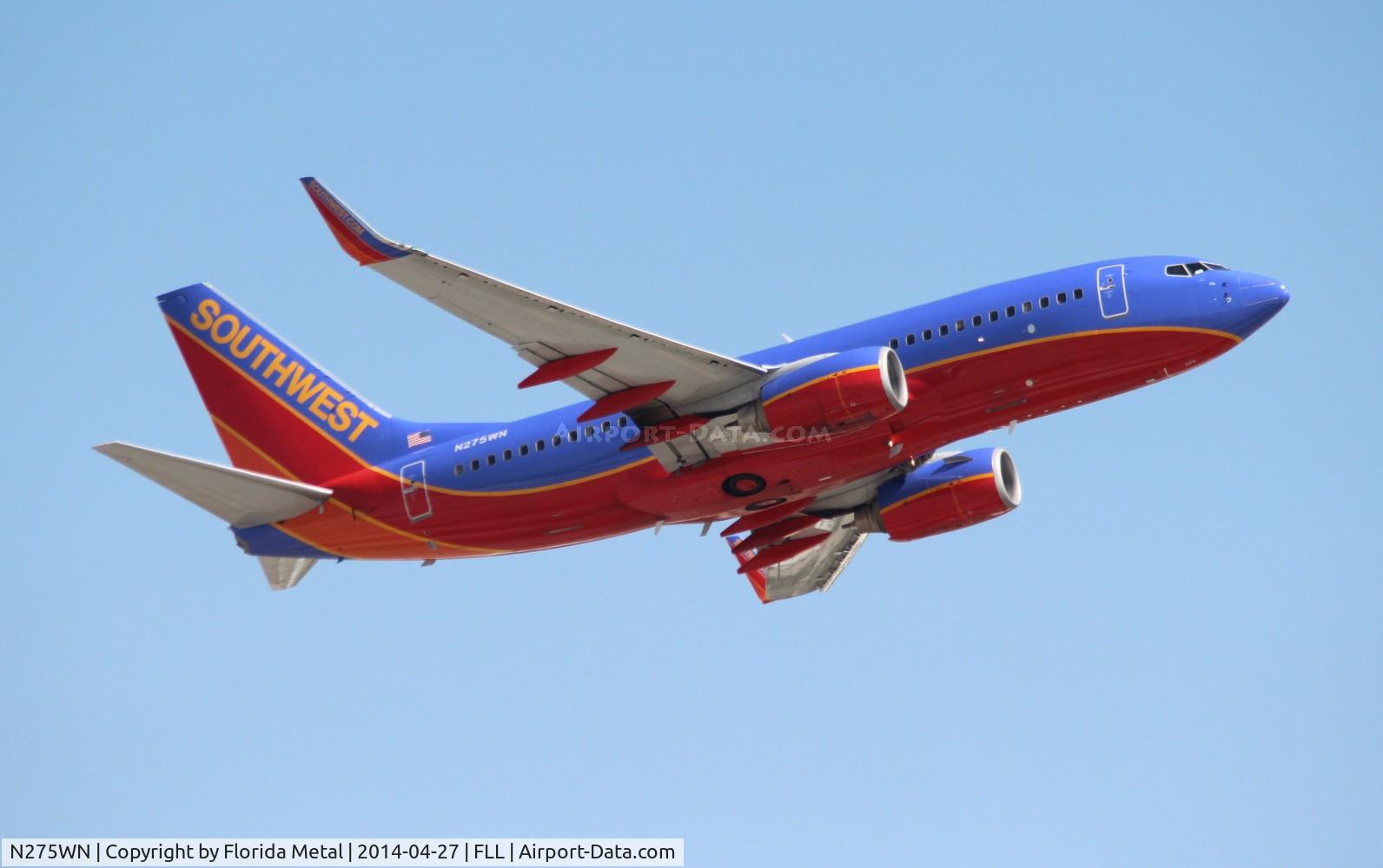 N275WN, 2007 Boeing 737-7H4 C/N 36153, Southwest