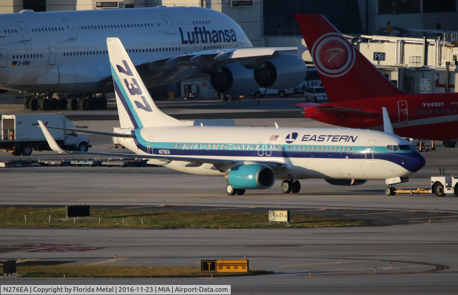 N276EA, 2006 Boeing 737-8AL C/N 35070, Eastern