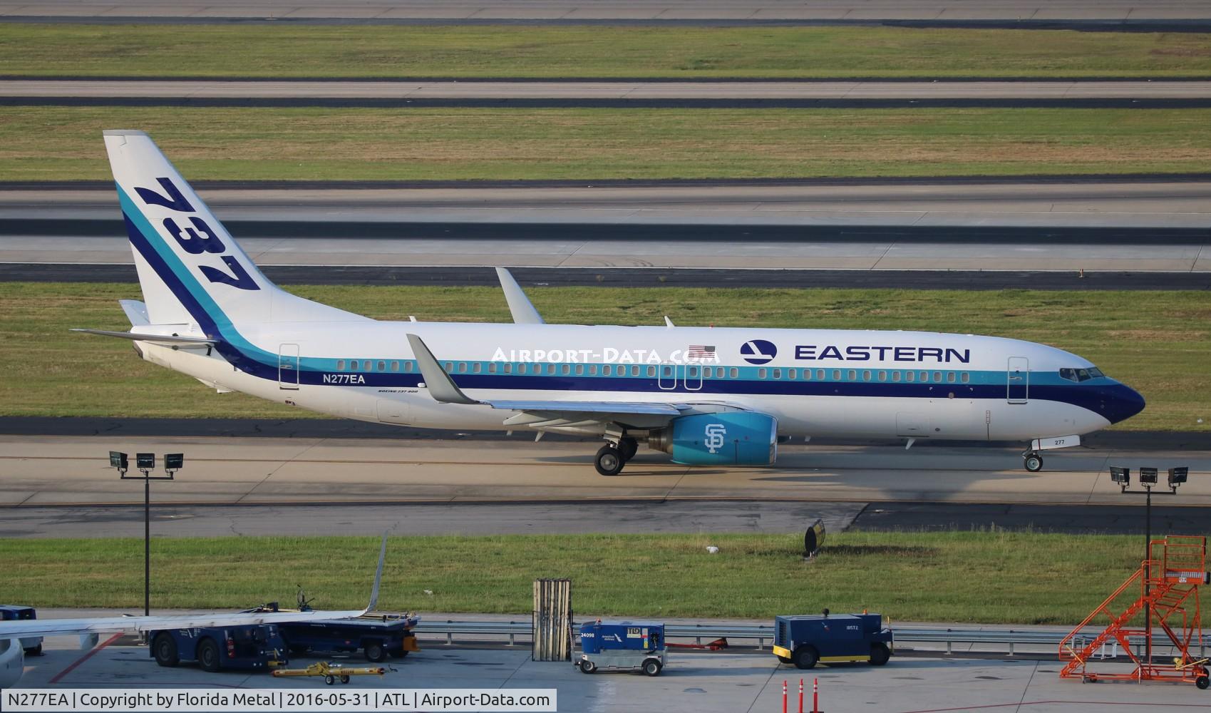 N277EA, 2001 Boeing 737-8CX C/N 32359, Eastern 737-800 used by San Francisco Giants
