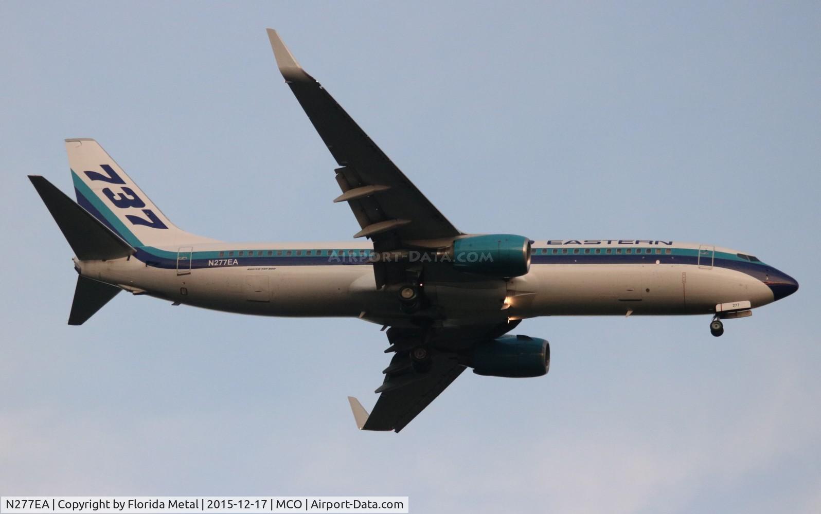 N277EA, 2001 Boeing 737-8CX C/N 32359, Eastern