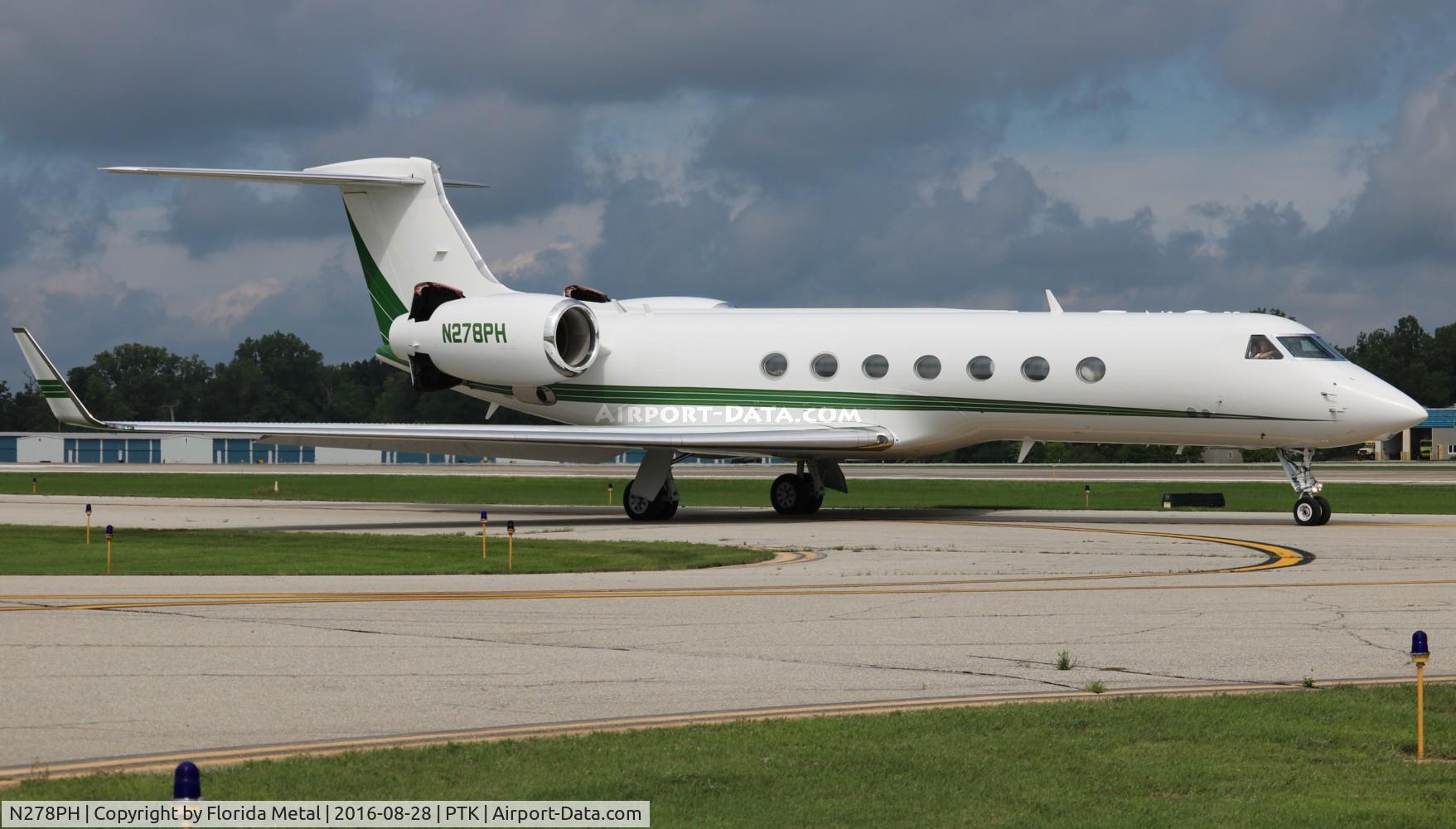 N278PH, 2001 Gulfstream Aerospace G-V C/N 640, Gulfstream V, one of the rare versions with 7 windows on one side and 6 on the other