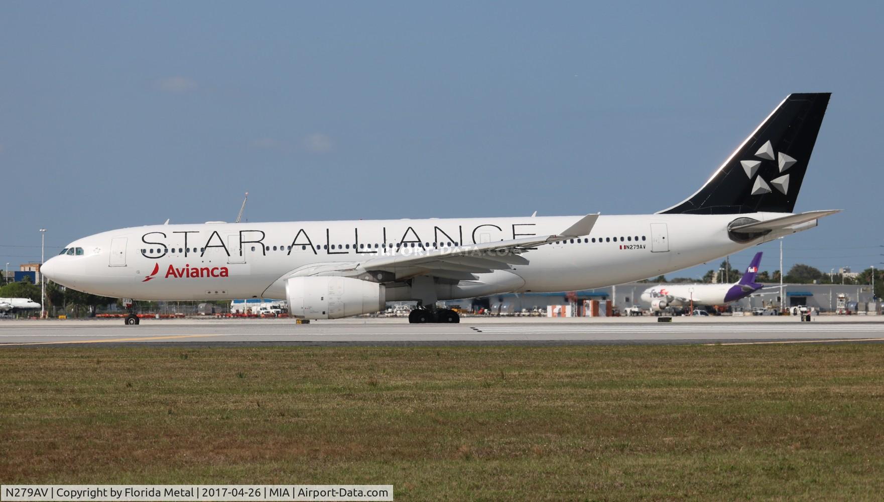 N279AV, 2011 Airbus A330-243 C/N 1279, Avianca