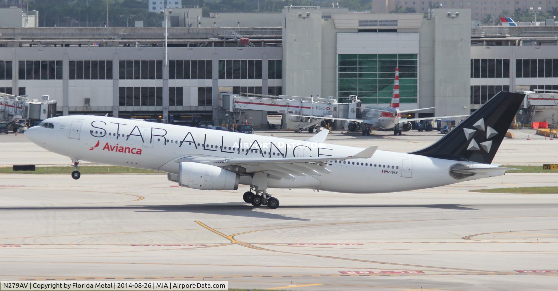 N279AV, 2011 Airbus A330-243 C/N 1279, Avianca