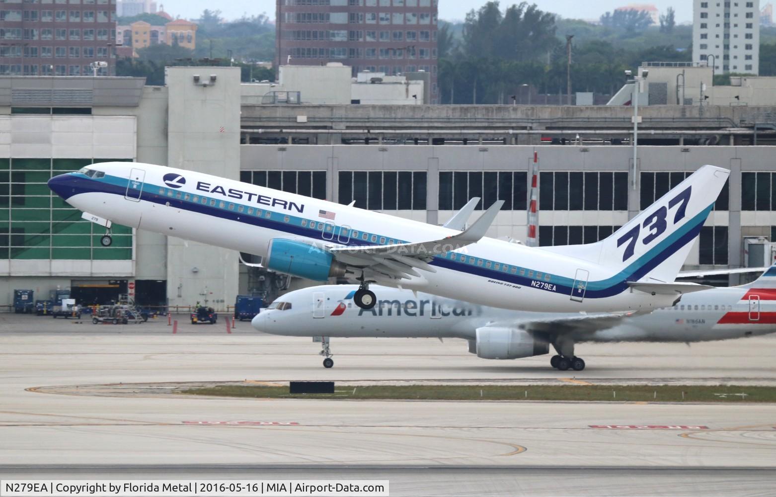 N279EA, 2011 Boeing 737-86J C/N 36881, Eastern