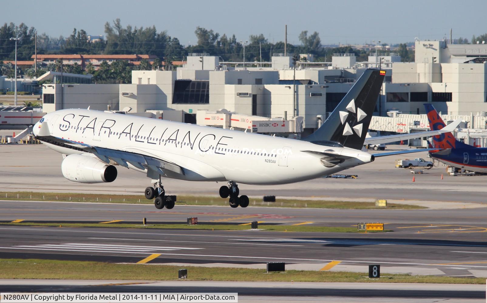 N280AV, 2013 Airbus A330-243 C/N 1400, Avianca