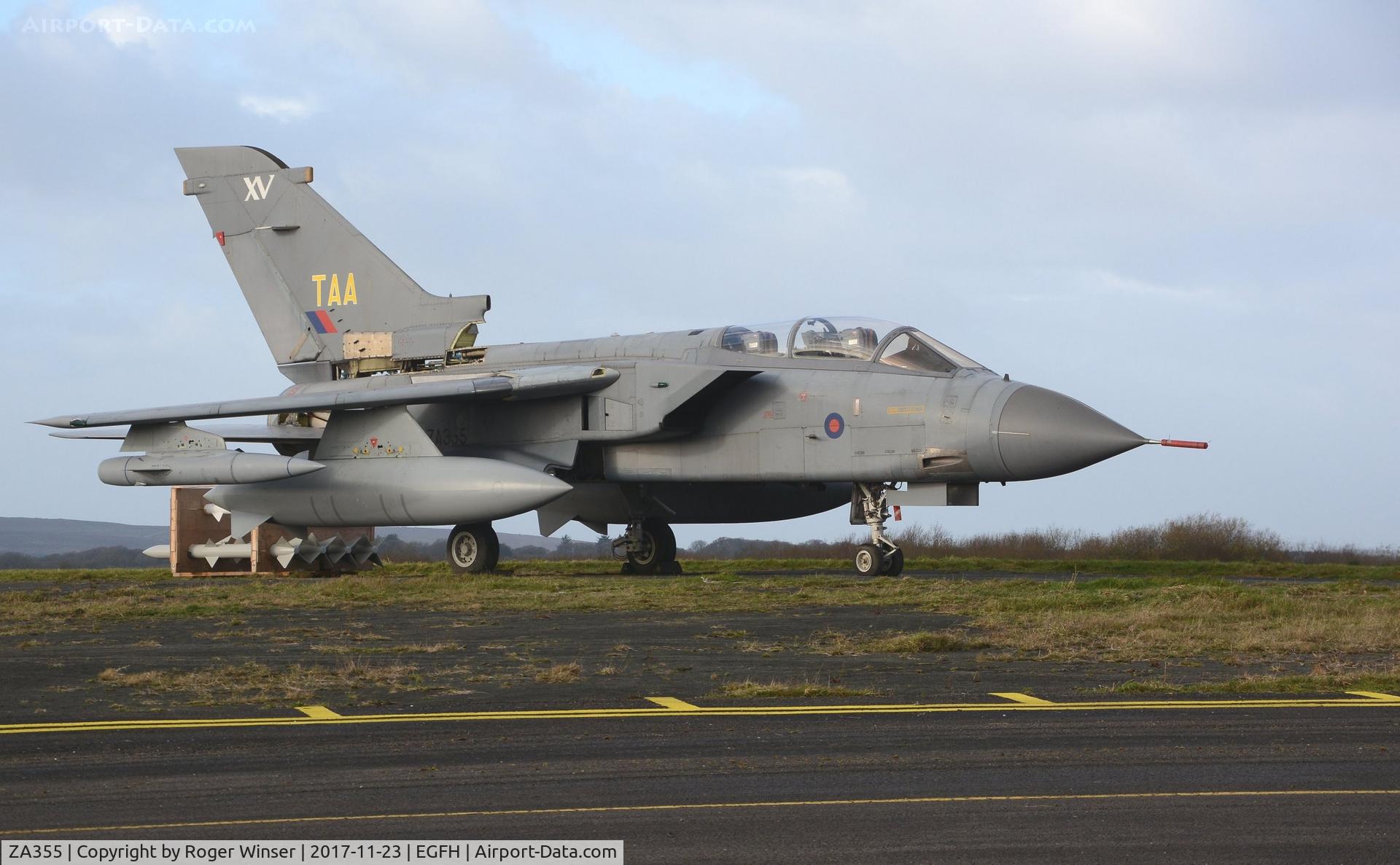 ZA355, 1980 Panavia Tornado GR.1 C/N 032/BS008/3016, Work in progress, under wing stores fitted. Ex-15(R) Squadron RAF coded TAA. last flown in May 2001, allocated the maintenance serial number 9310M in May 2002.