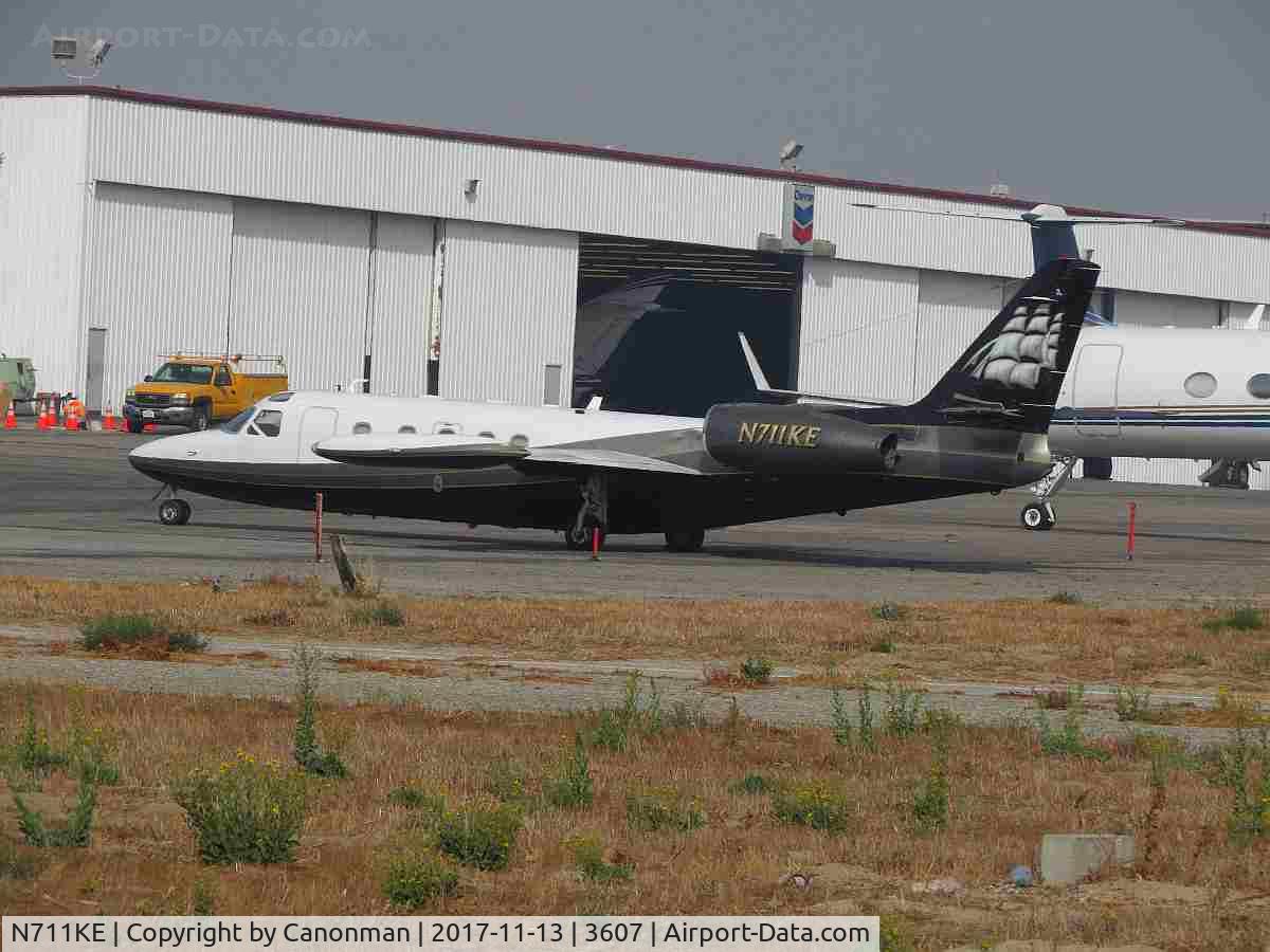 N711KE, 1980 Israel Aircraft Industries IAI-1124 Westwind C/N 288, Parked