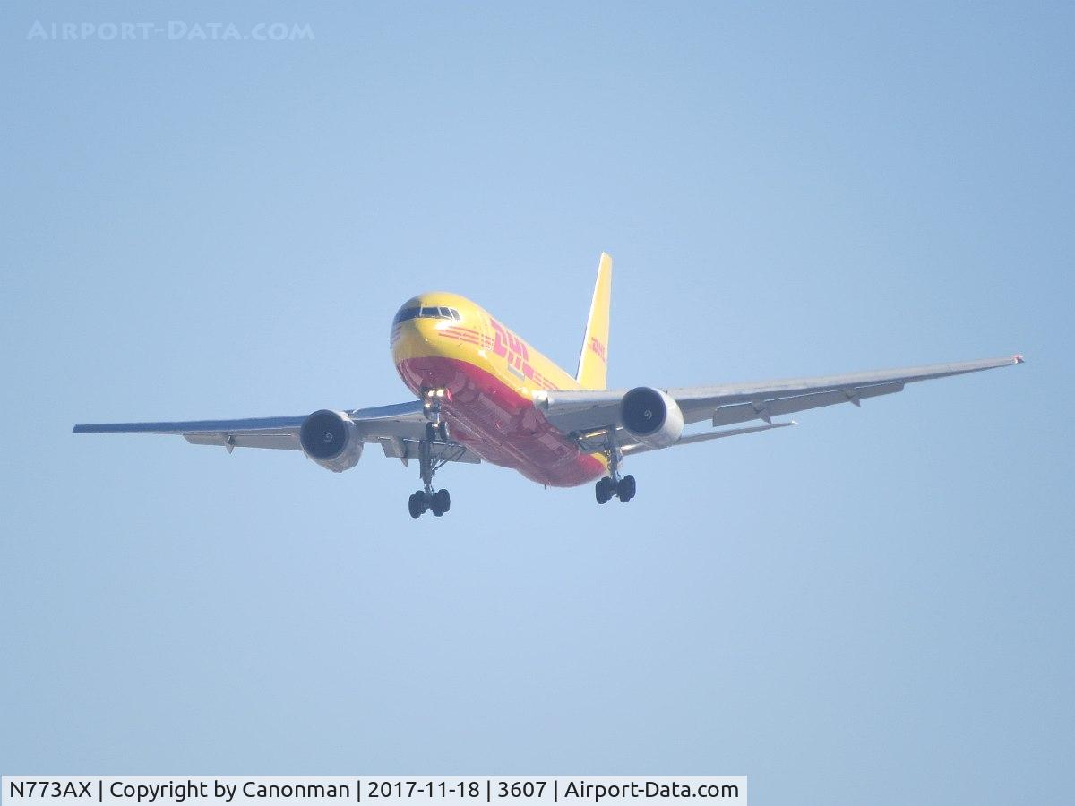 N773AX, 1983 Boeing 767-281 C/N 22788, Landing