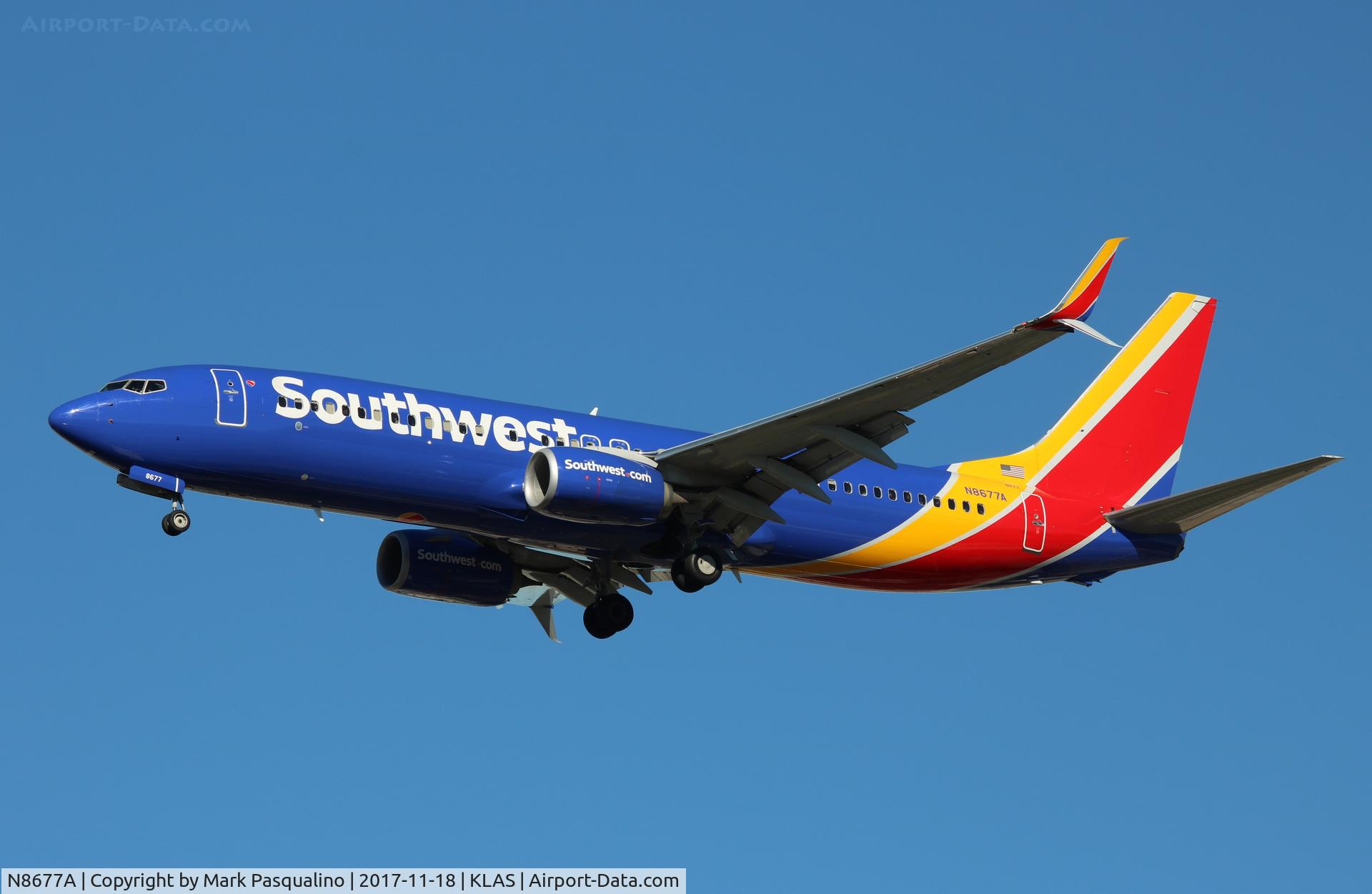 N8677A, 2016 Boeing 737-8H4 C/N 36650, Boeing 737-800