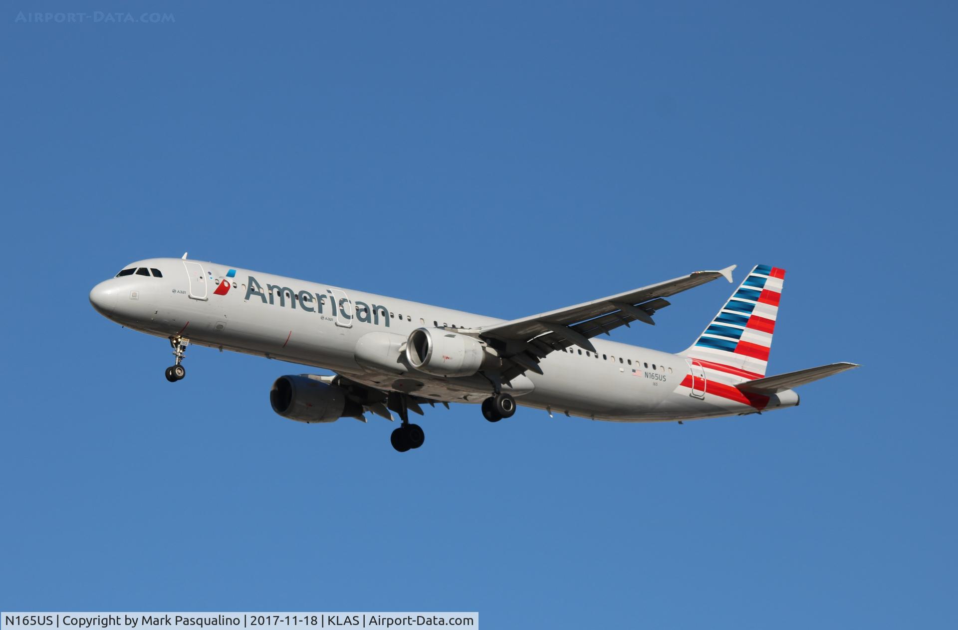 N165US, 2001 Airbus A321-211 C/N 1431, Airbus A321