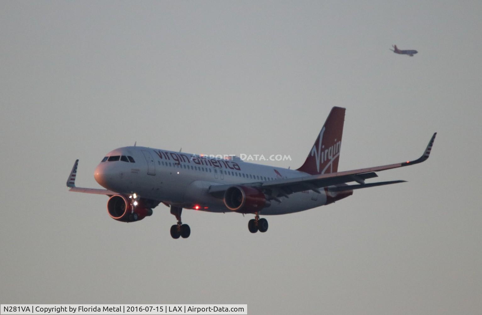 N281VA, 2015 Airbus A320-214 C/N 6669, Virgin America