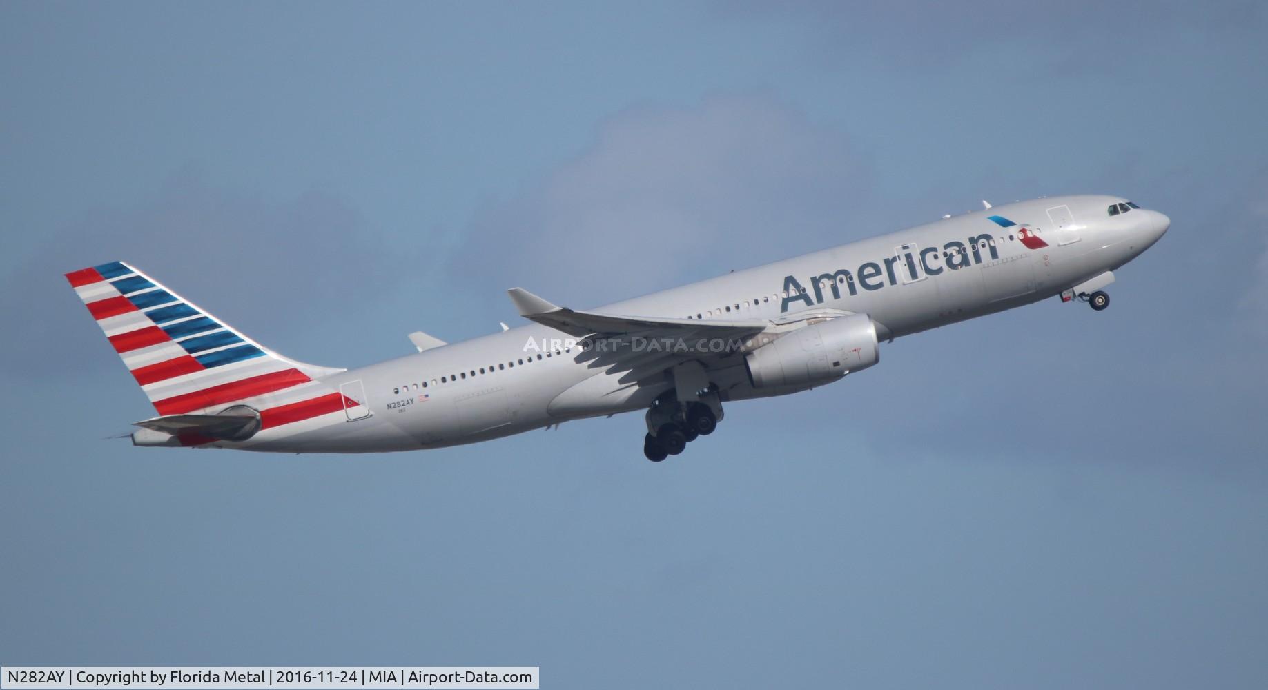 N282AY, 2009 Airbus A330-243 C/N 1069, American