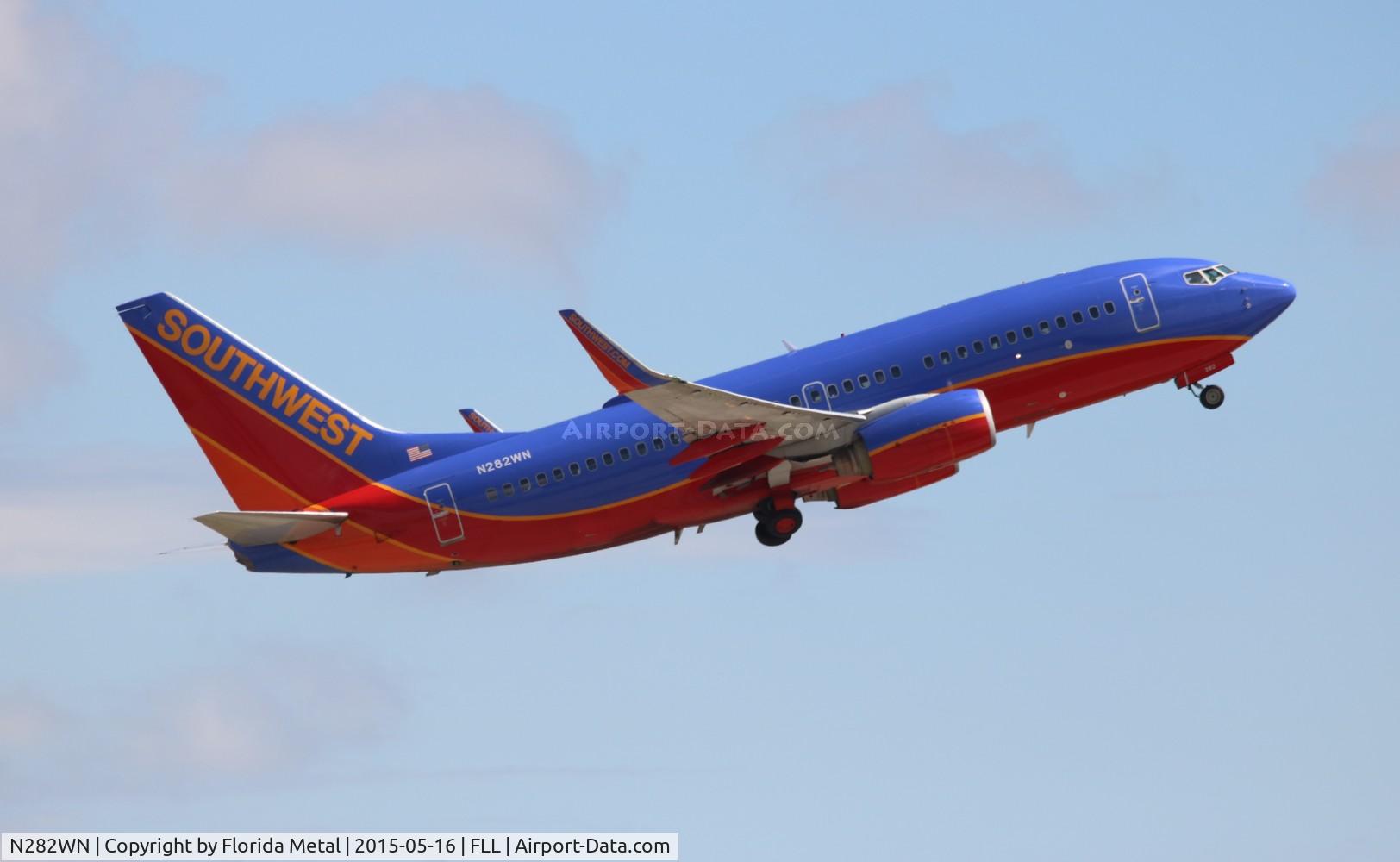 N282WN, 2007 Boeing 737-7H4 C/N 32534, Southwest