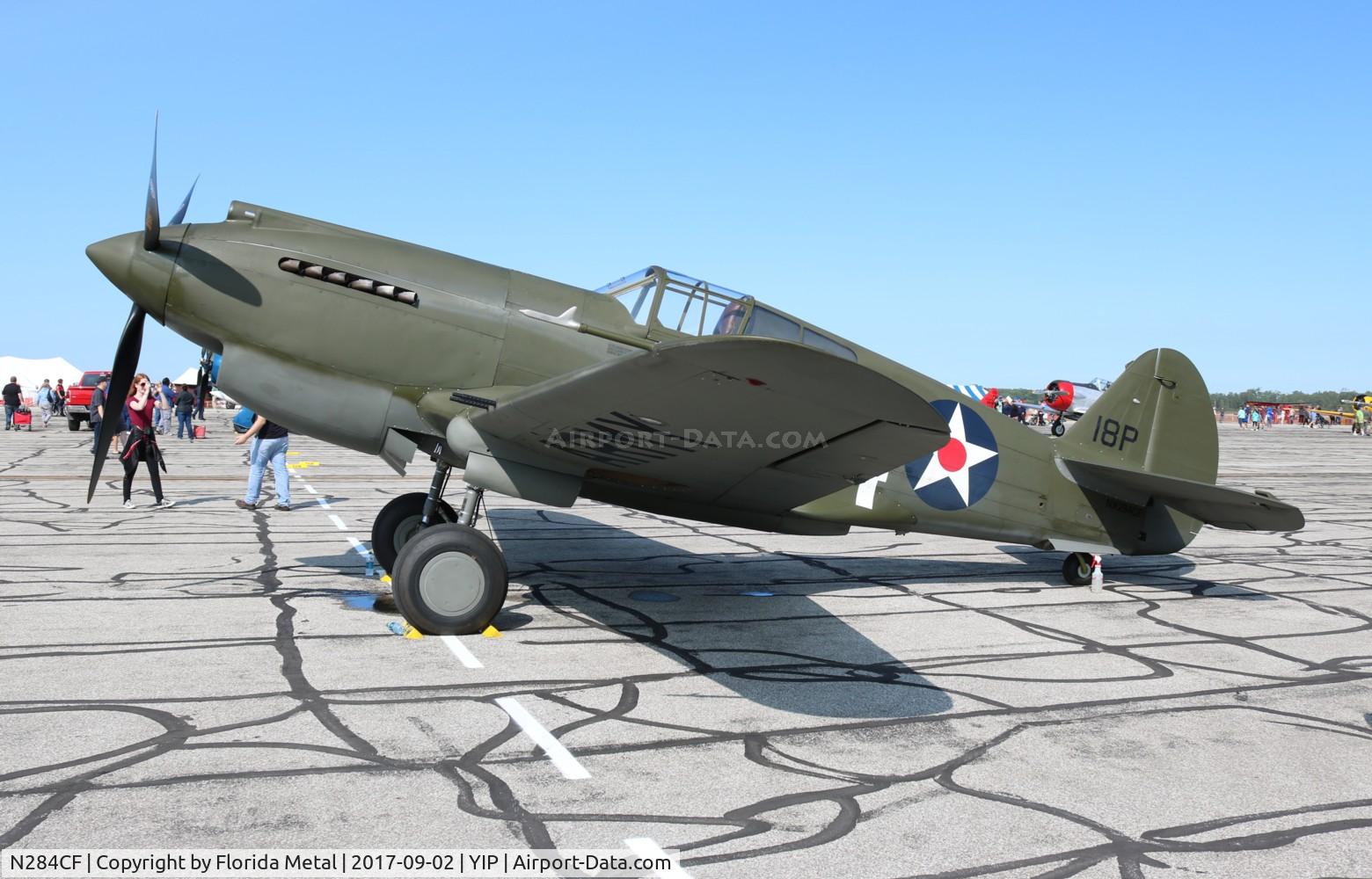 N284CF, 1941 Curtiss P-40B Warhawk C/N 16073, P-40B