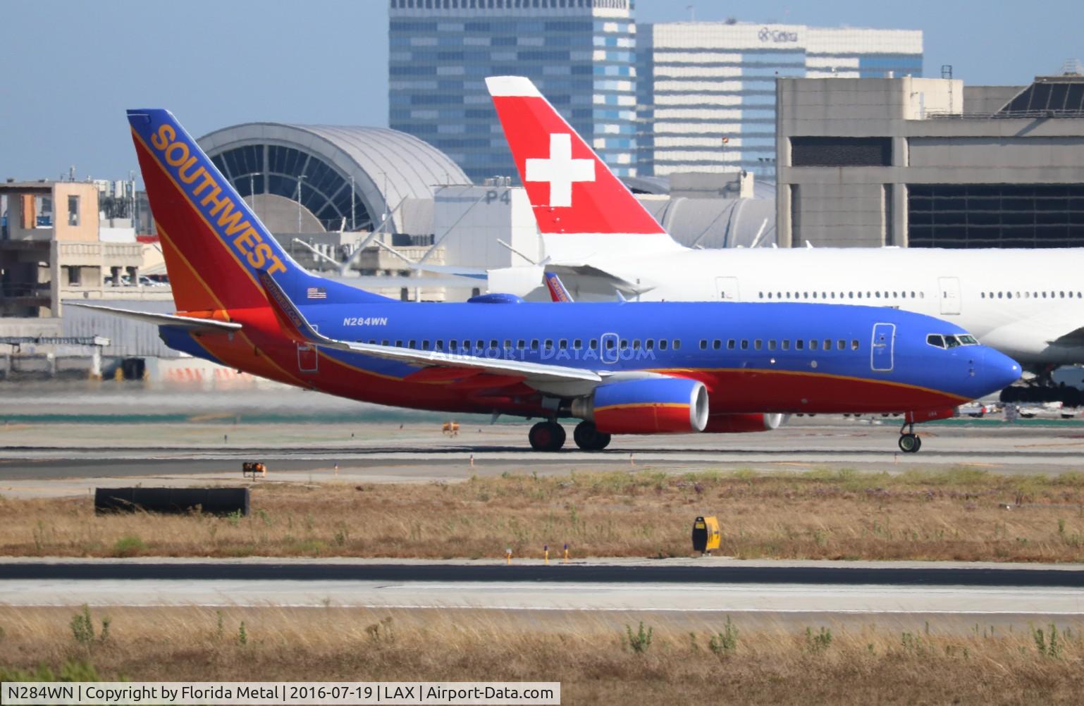 N284WN, 2007 Boeing 737-7H4 C/N 32535, Southwest