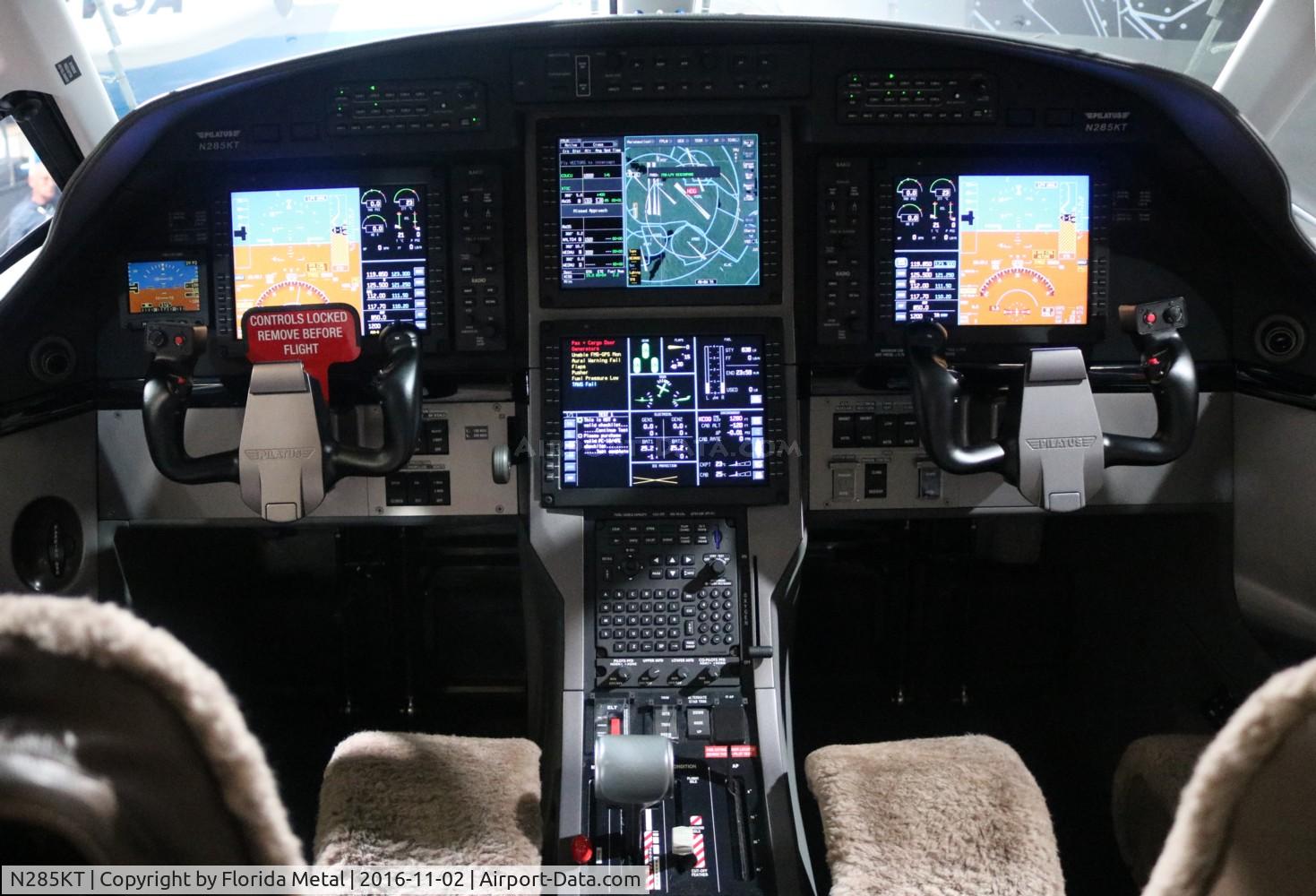 N285KT, 2016 Pilatus PC-12/47E C/N 1589, at NBAA Orlando