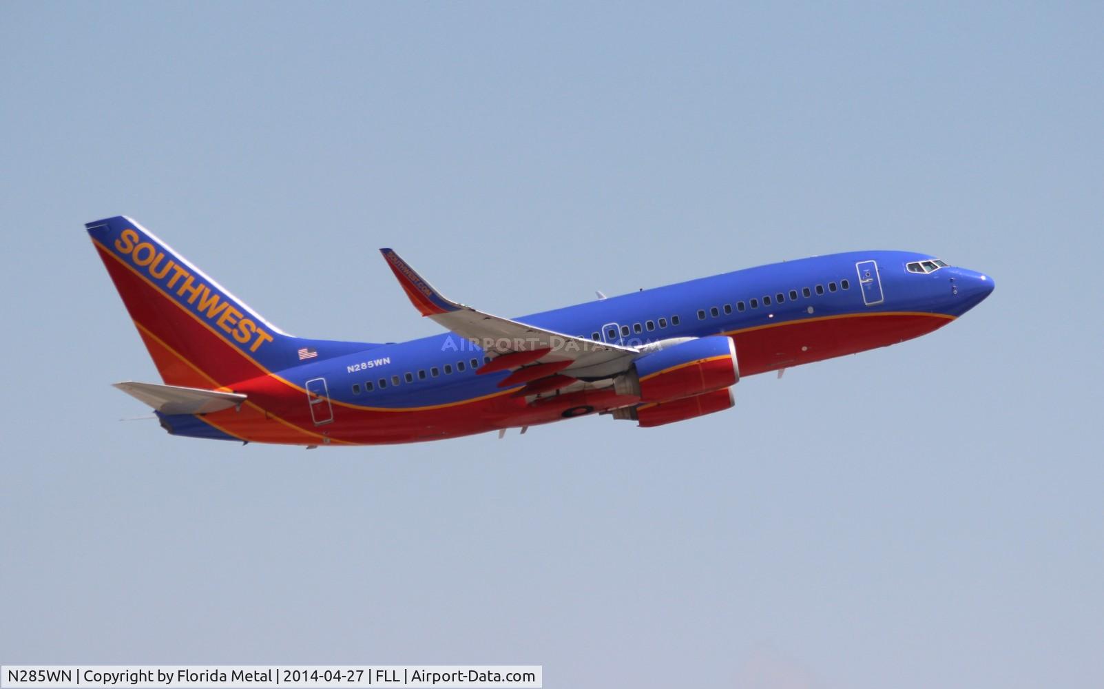 N285WN, 2007 Boeing 737-7H4 C/N 32536, Southwest