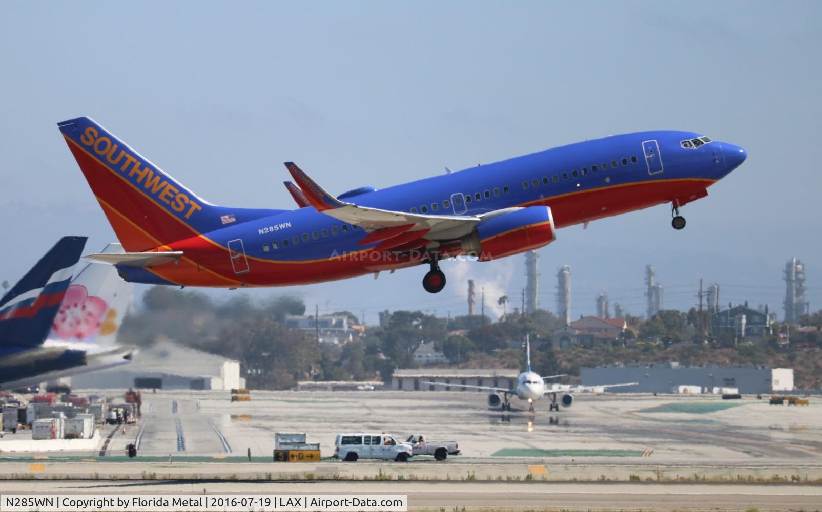 N285WN, 2007 Boeing 737-7H4 C/N 32536, Southwest