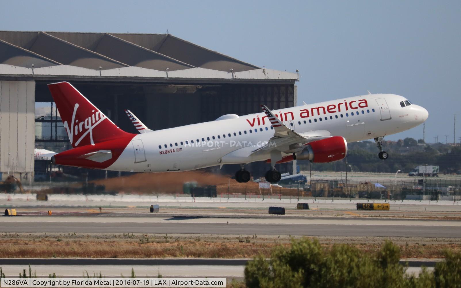 N286VA, 2015 Airbus A320-214 C/N 6939, Virgin America