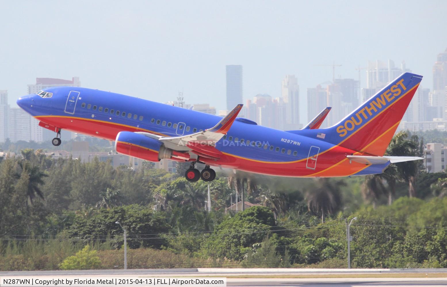 N287WN, 2007 Boeing 737-7H4 C/N 32537, Southwest