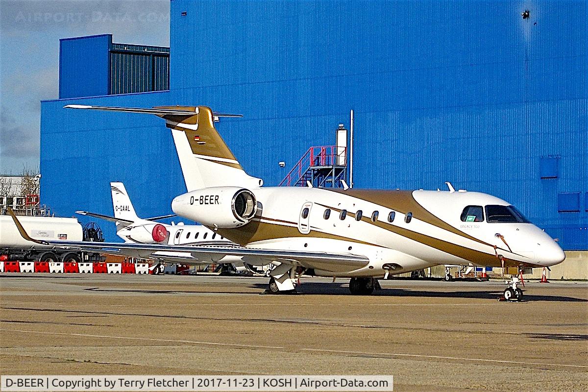 D-BEER, 2015 Embraer EMB-550 Legacy 500 C/N 55000031, At London Luton