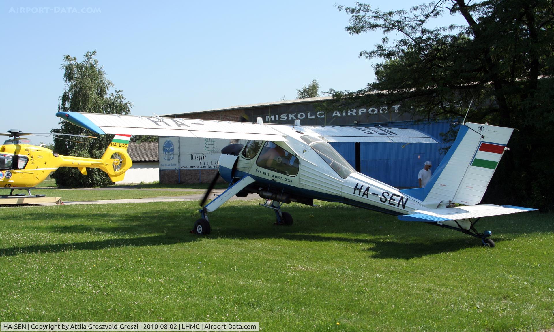 HA-SEN, 1988 PZL-Okecie PZL-104 Wilga 35A C/N 19880866, Miskolc Airport, Hungary