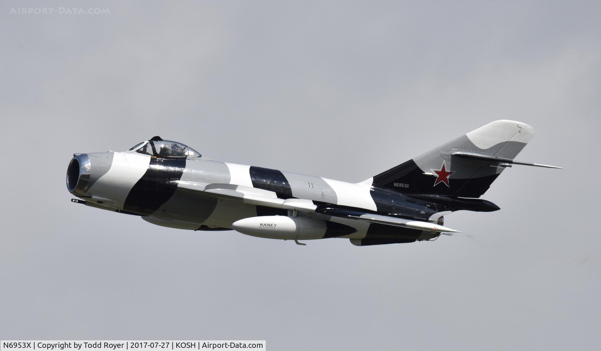 N6953X, PZL-Mielec Lim-6 (MiG-17) C/N 1J0511, Airventure 2017