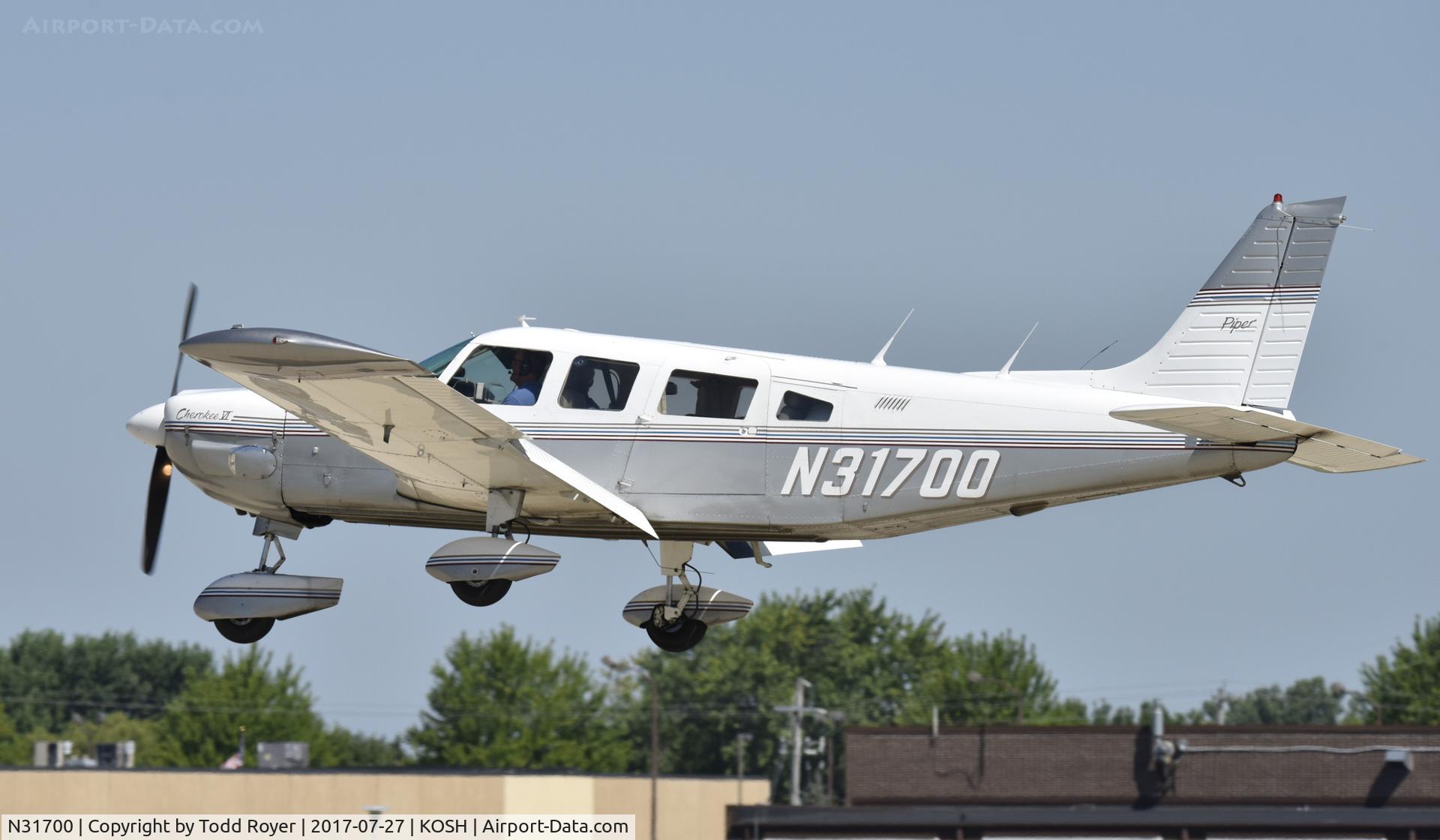 N31700, 1978 Piper PA-32-300 Cherokee Six Cherokee Six C/N 32-7840143, Airventure 2017