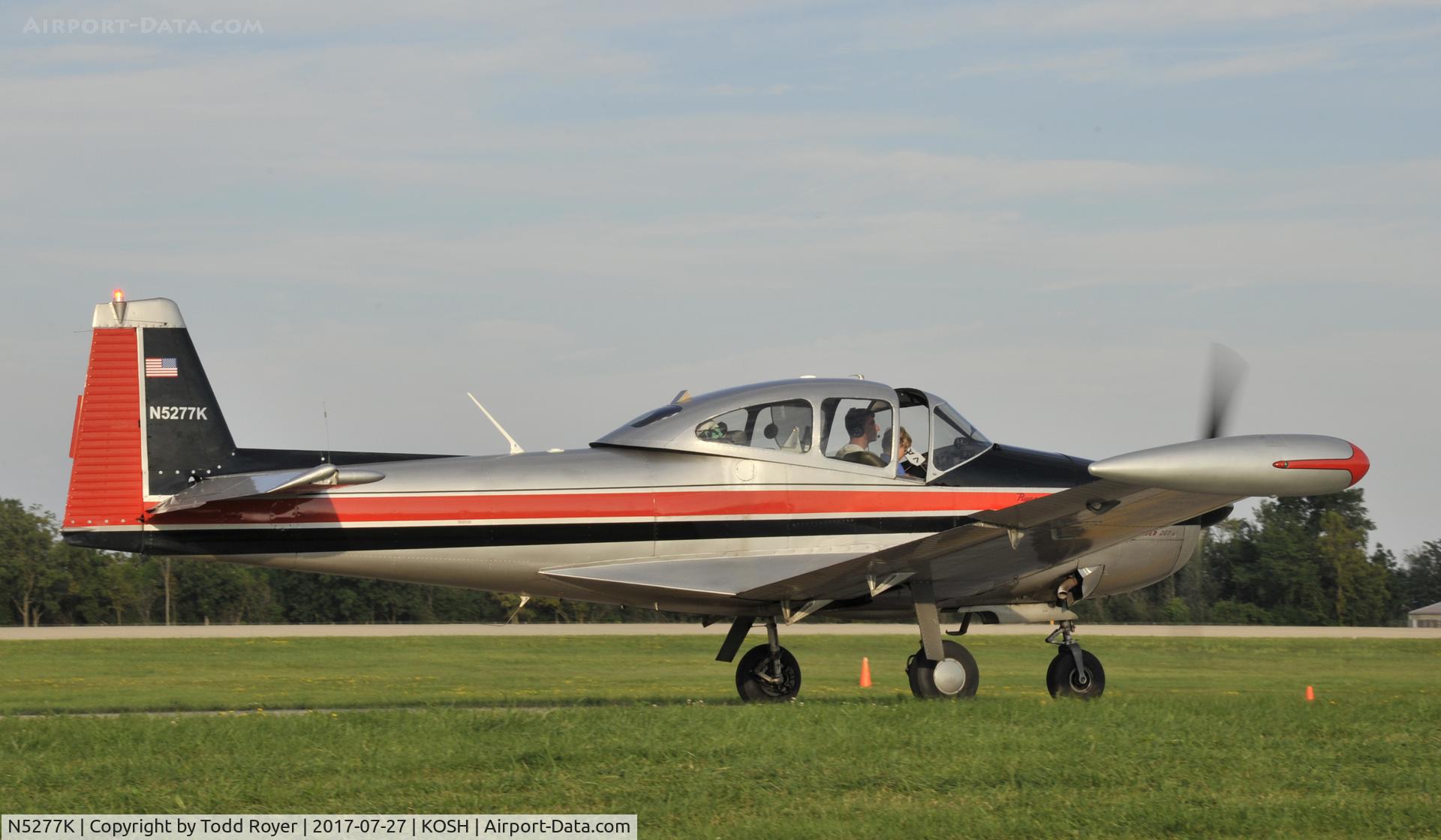 N5277K, 1950 Ryan Navion B C/N NAV-4-2177B, Airventure 2017