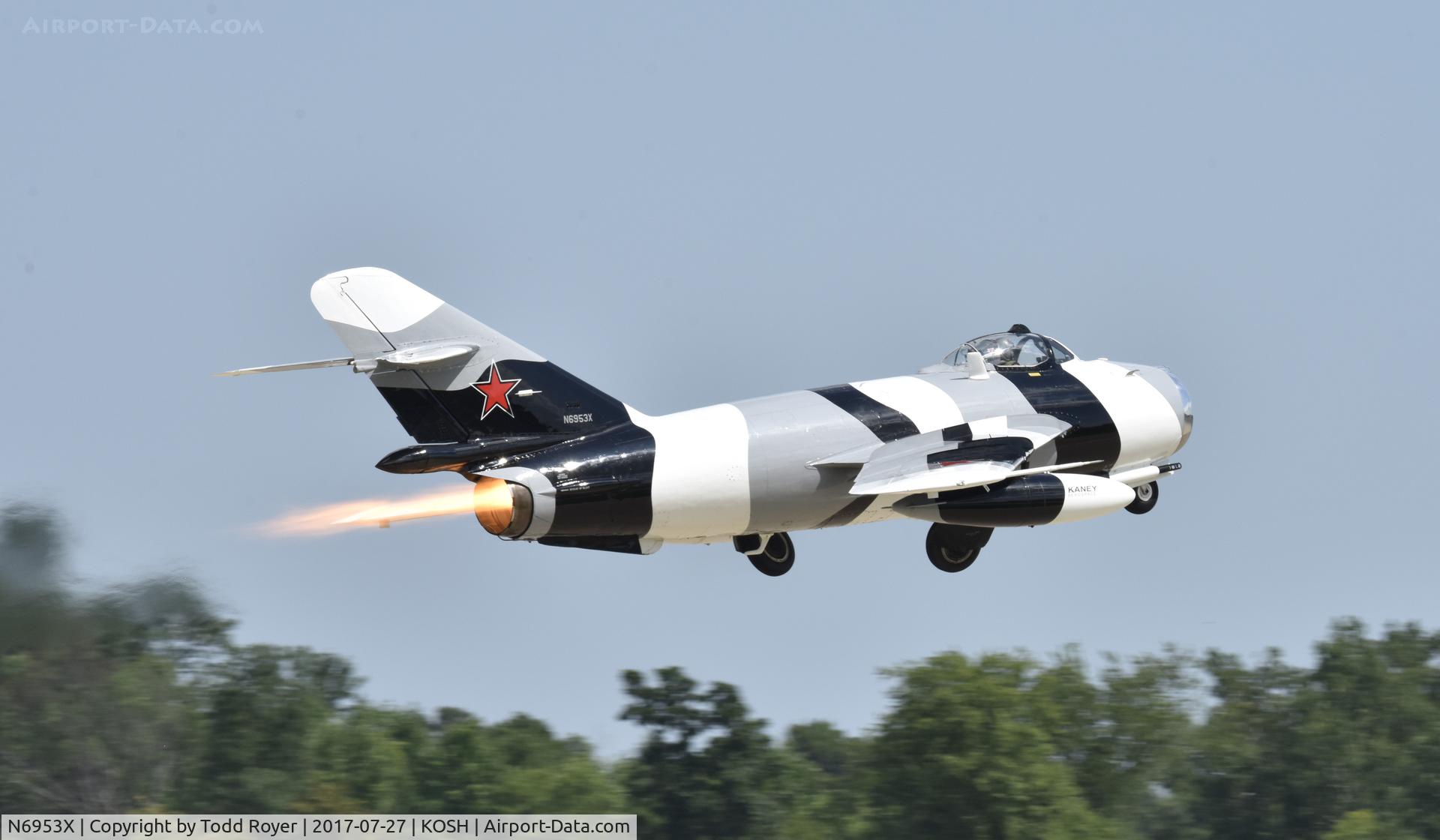 N6953X, PZL-Mielec Lim-6 (MiG-17) C/N 1J0511, Airventure 2017