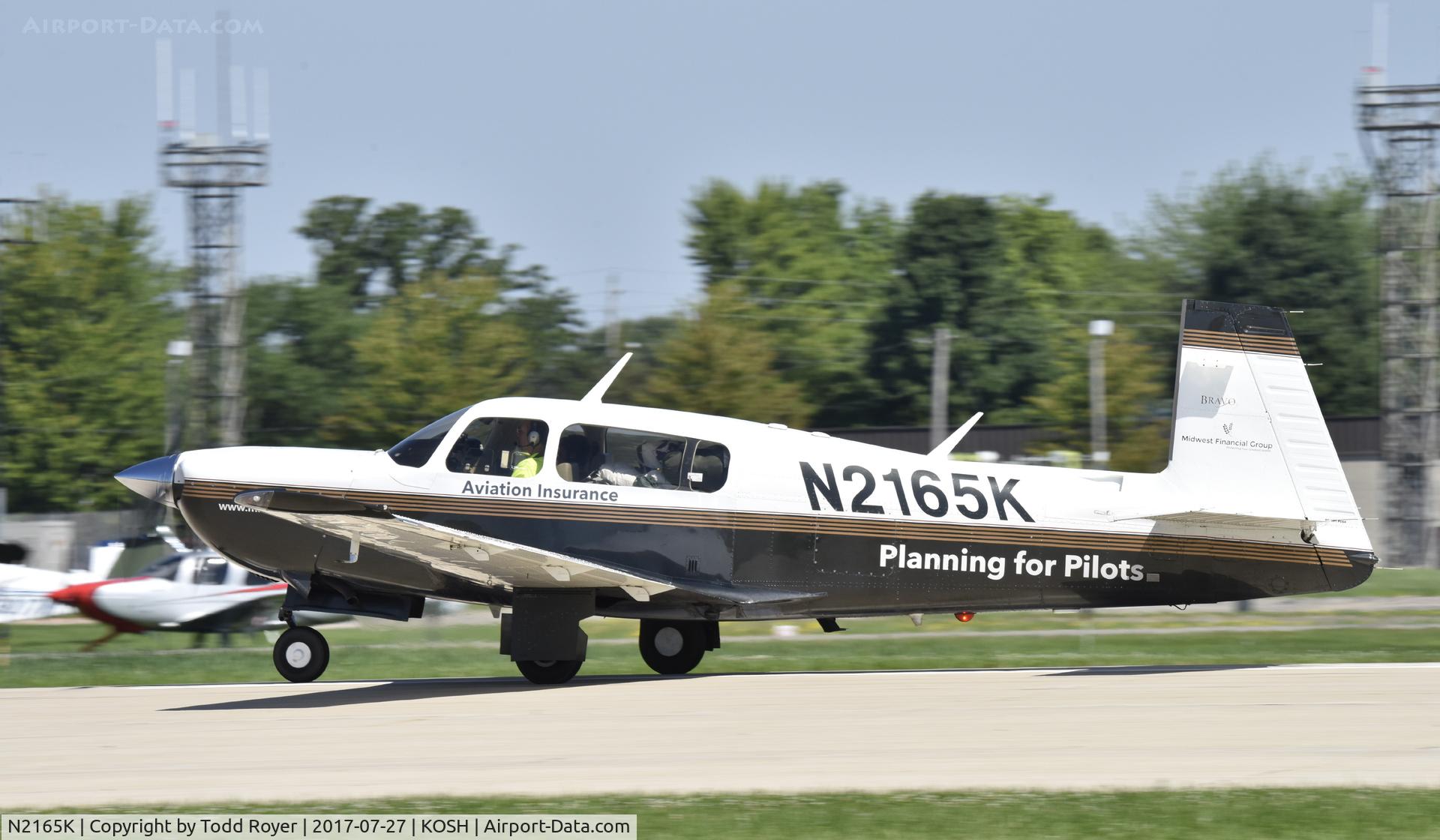 N2165K, 1999 Mooney M20M Bravo C/N 27-0259, Airventure 2017