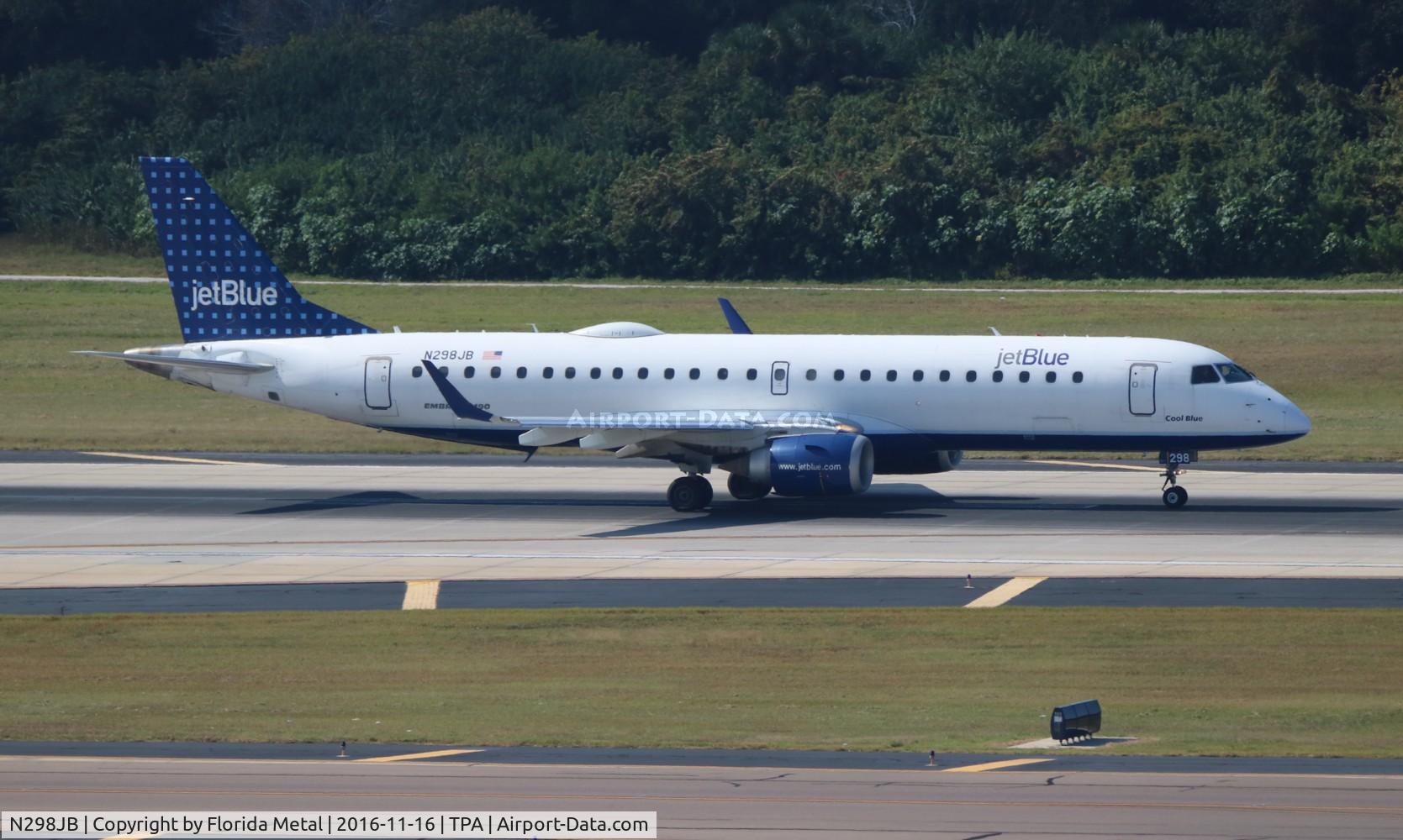 N298JB, 2009 Embraer 190AR (ERJ-190-100IGW) C/N 19000249, Jet Blue
