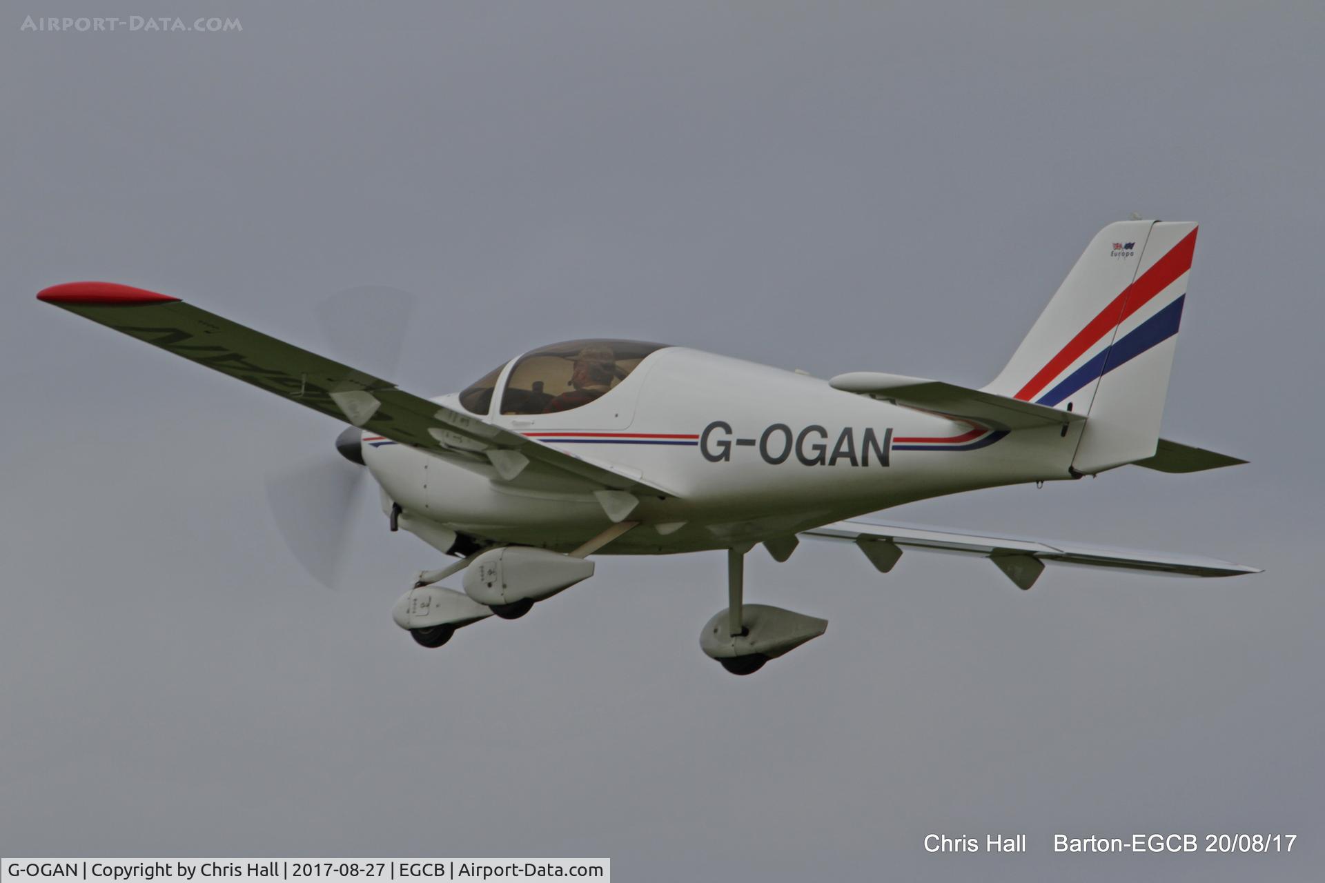 G-OGAN, 1999 Europa Tri Gear C/N PFA 247-12734, at Barton