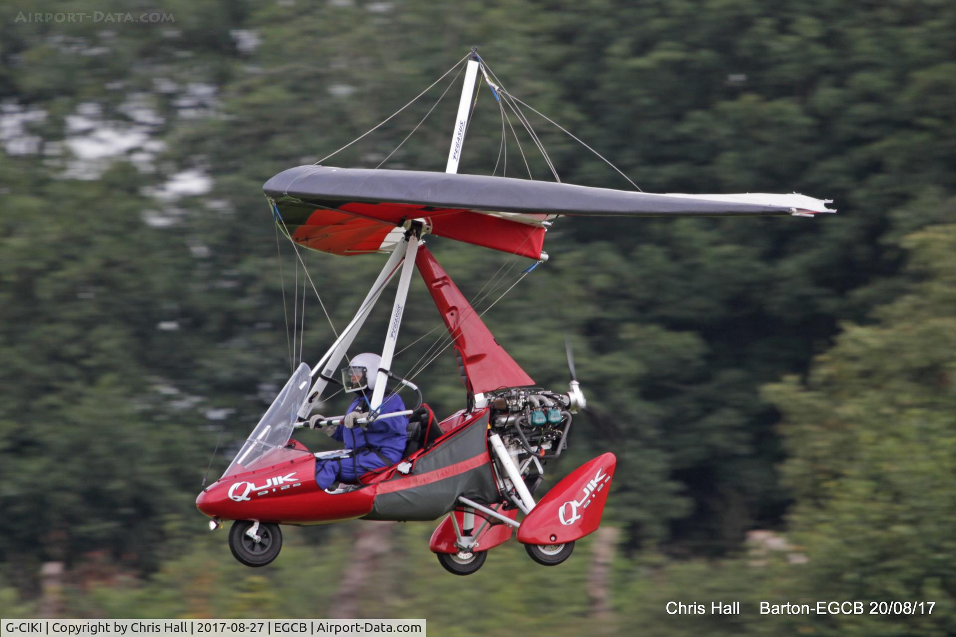 G-CIKI, 2014 P&M Aviation Pegasus Quik C/N 8703, at Barton