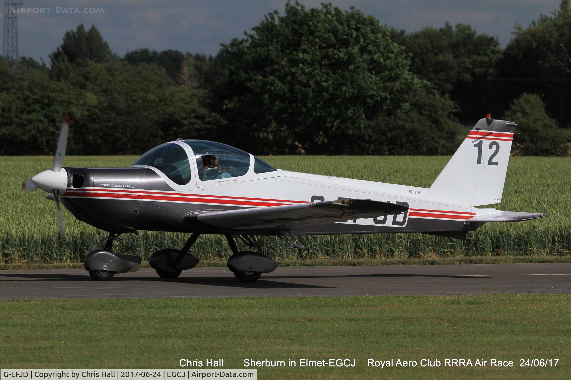 G-EFJD, 1971 Bolkow Bo-209C Monsun 160FV C/N 126, Royal Aero Club RRRA Air Race