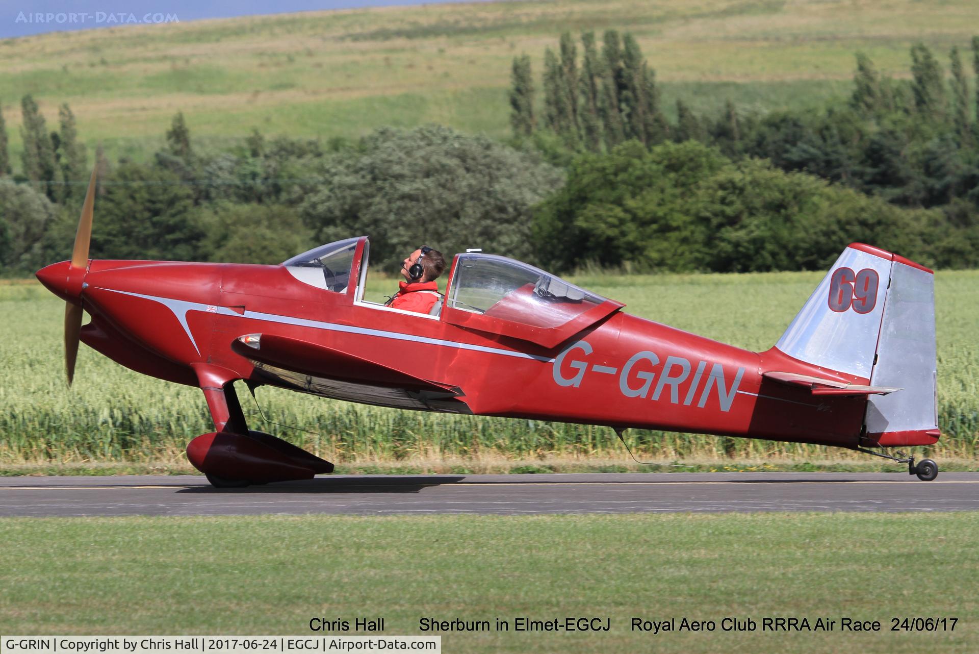 G-GRIN, 1999 Vans RV-6 C/N PFA 181-12409, Royal Aero Club RRRA Air Race