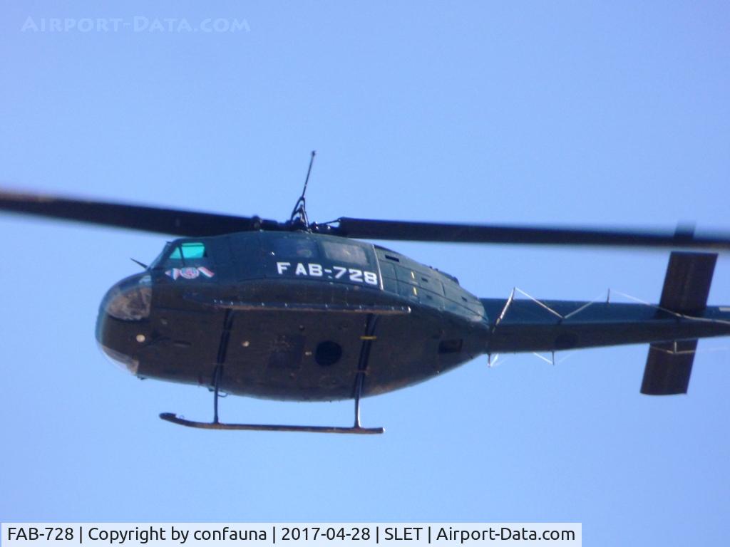 FAB-728, Bell UH-1H Iroquois C/N 3205, Operating at El Trompillo
