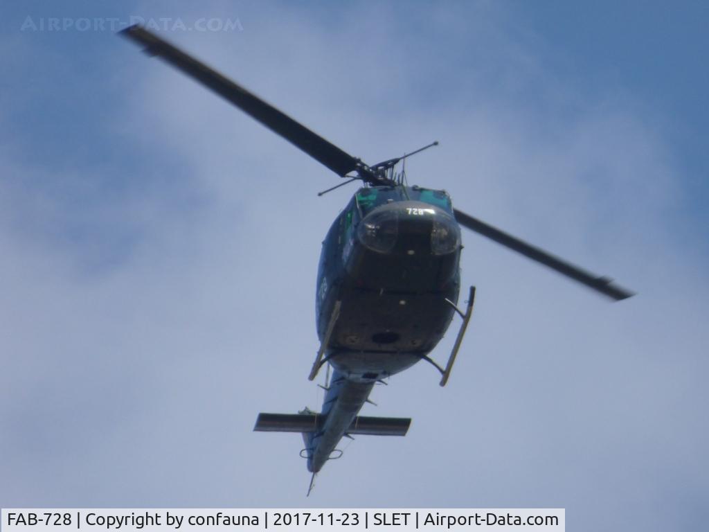 FAB-728, Bell UH-1H Iroquois C/N 3205, Operating at El Trompillo