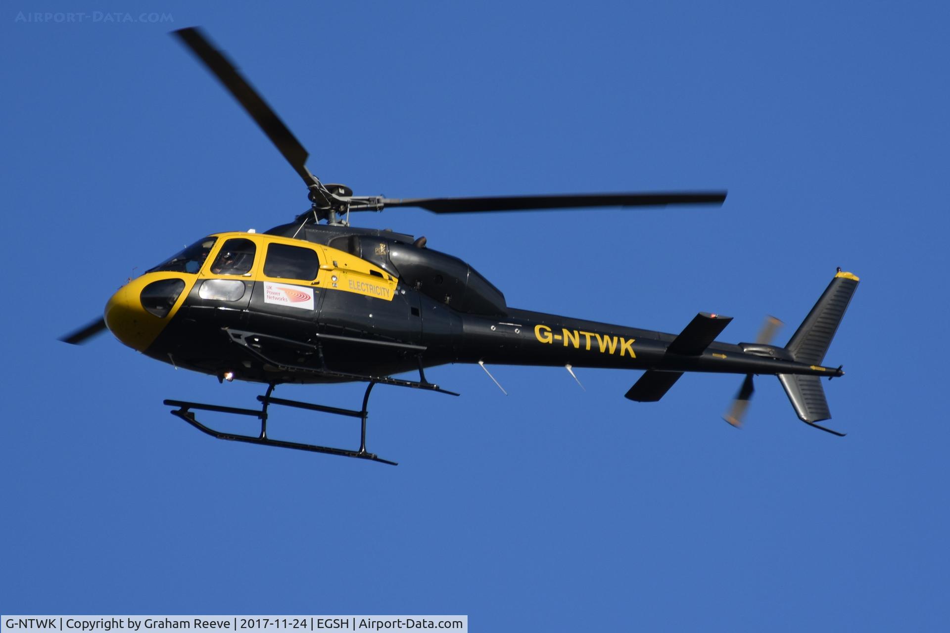 G-NTWK, 1986 Aerospatiale AS-355F-1 Twin Squirrel C/N 5347, With new titles on the side.
