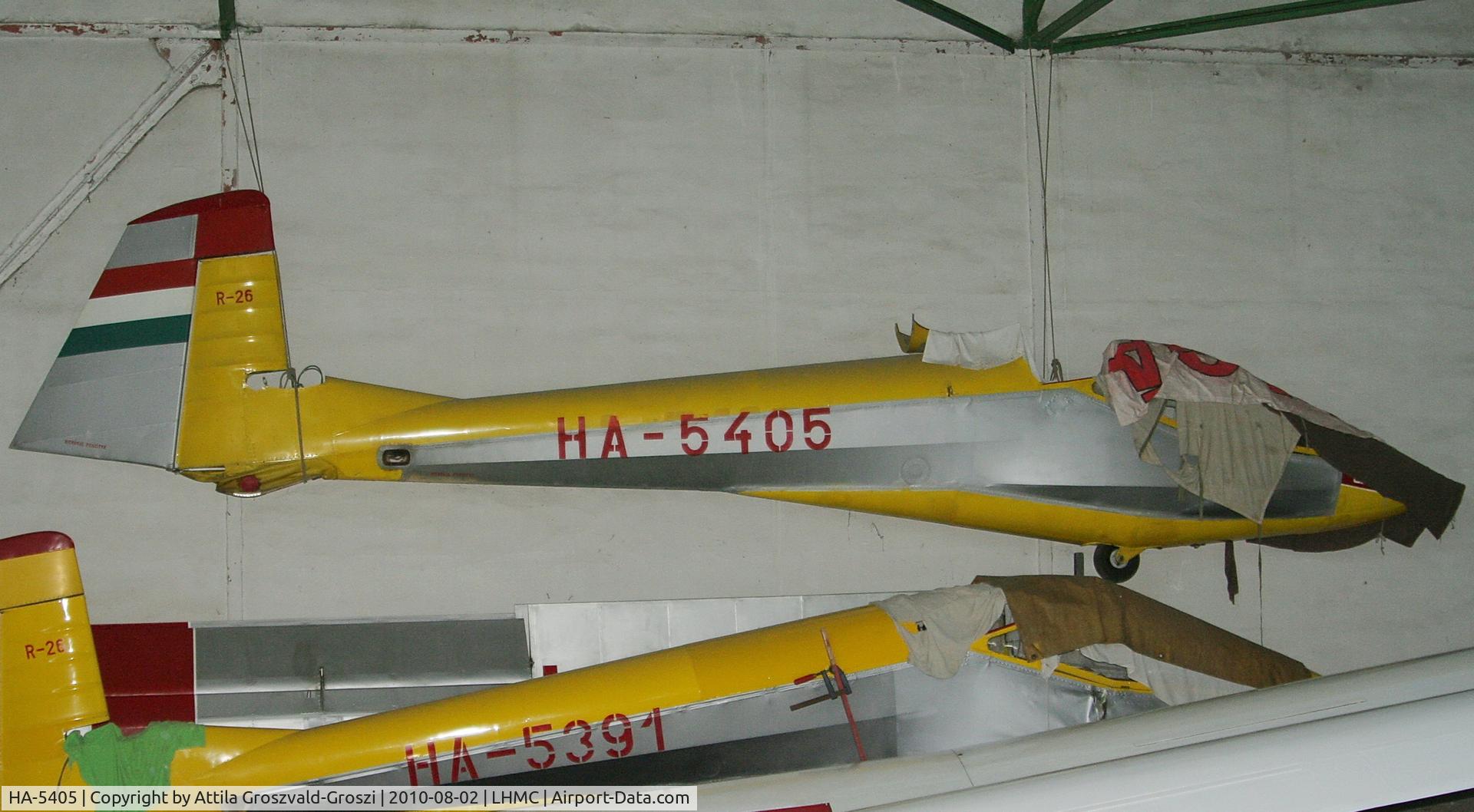 HA-5405, 1966 Rubik R-26S Góbé C/N E-1274, Miskolc Airport, Hungary