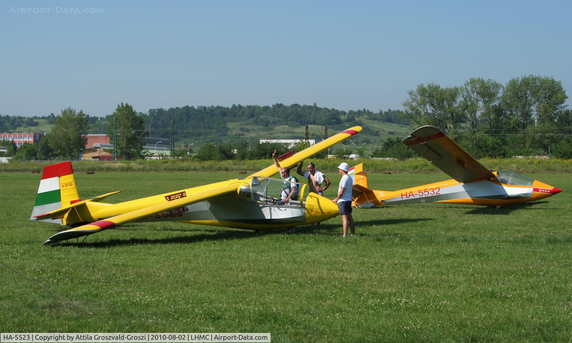 HA-5523, 1984 Rubik R-26SU Góbé 82 C/N AA800039, Miskolc Airport, Hungary