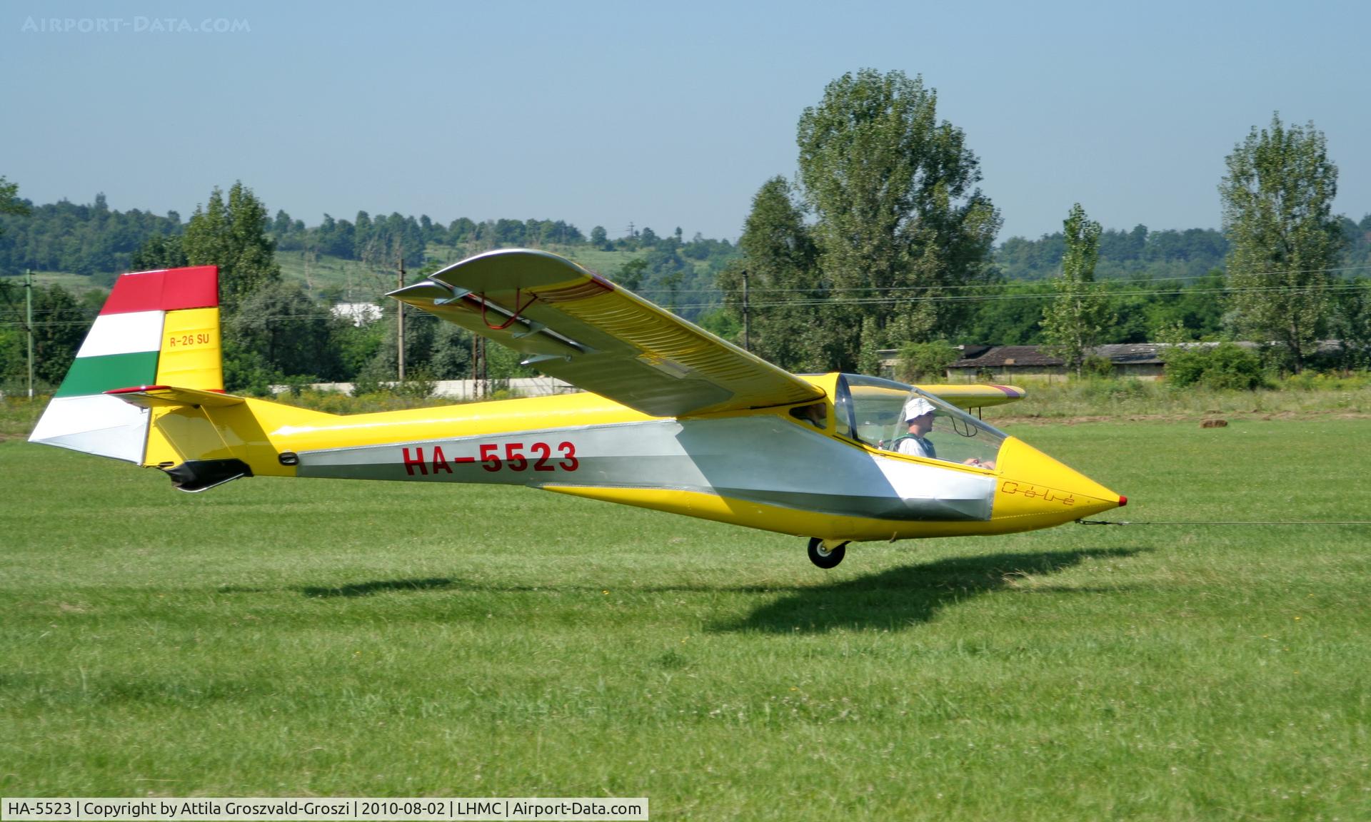 HA-5523, 1984 Rubik R-26SU Góbé 82 C/N AA800039, Miskolc Airport, Hungary