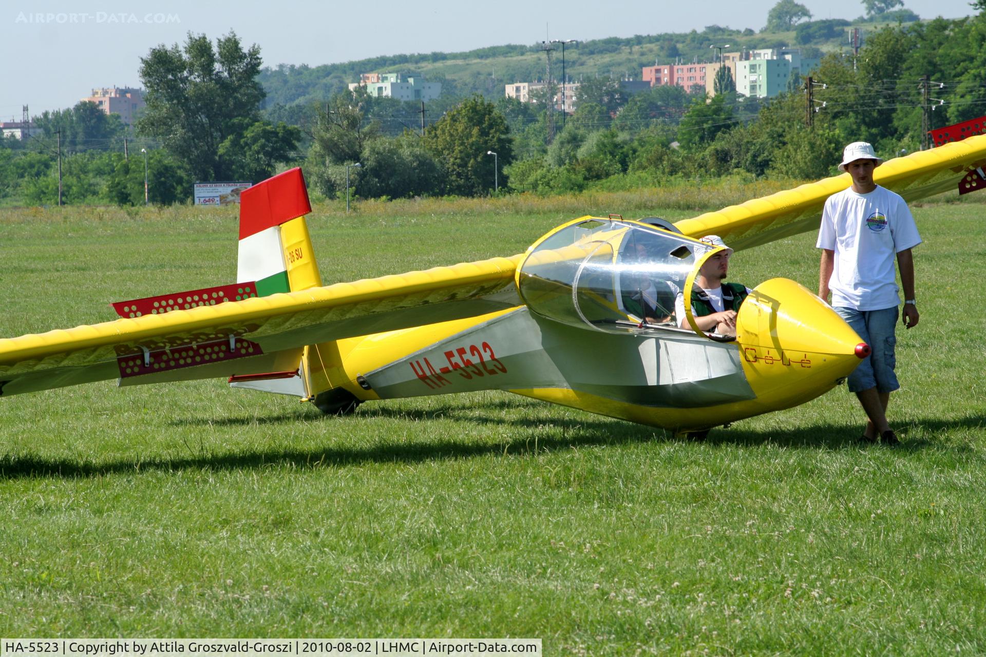 HA-5523, 1984 Rubik R-26SU Góbé 82 C/N AA800039, Miskolc Airport, Hungary