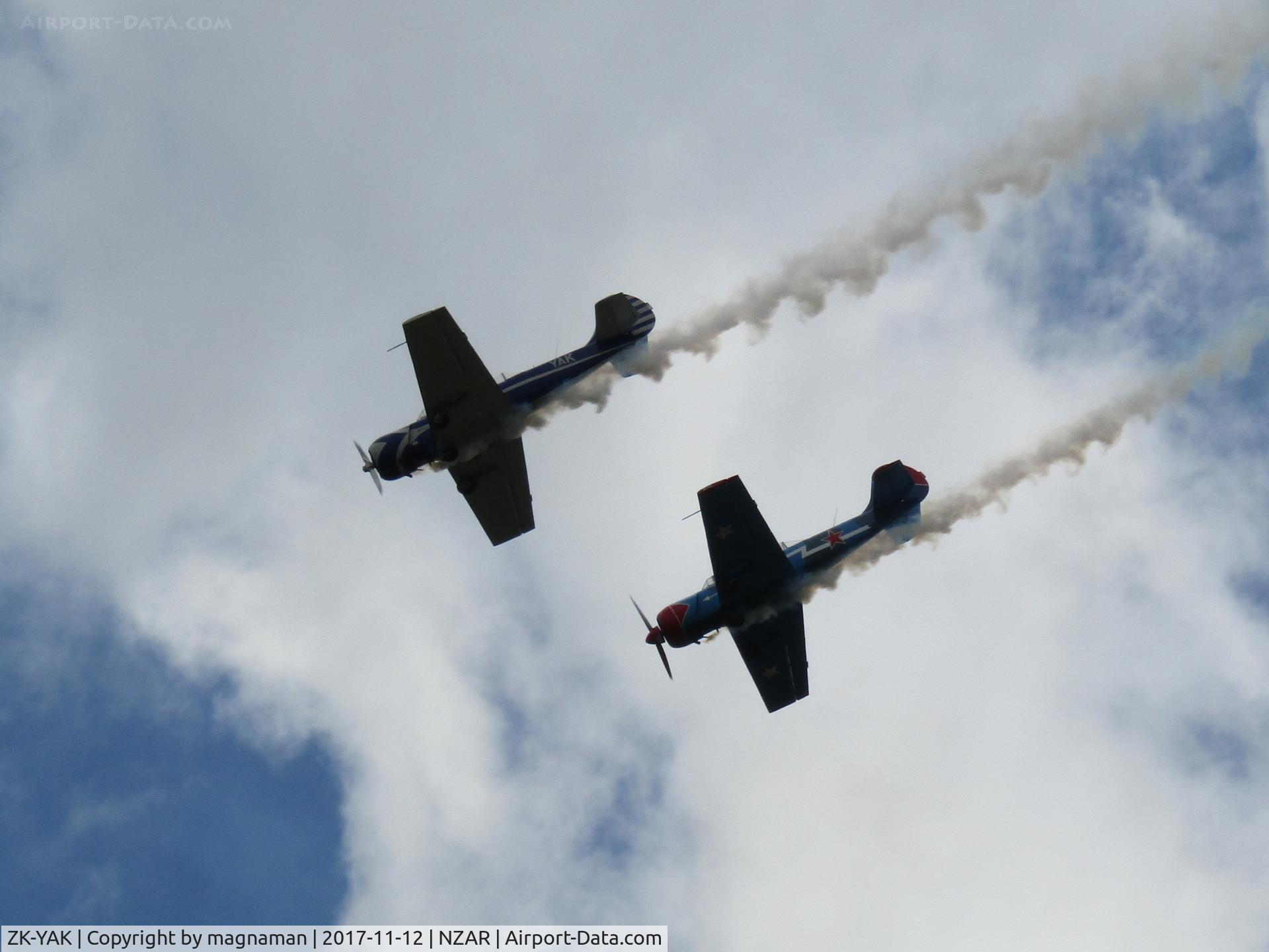 ZK-YAK, Yakovlev Yak-52 C/N 9712002, plus one