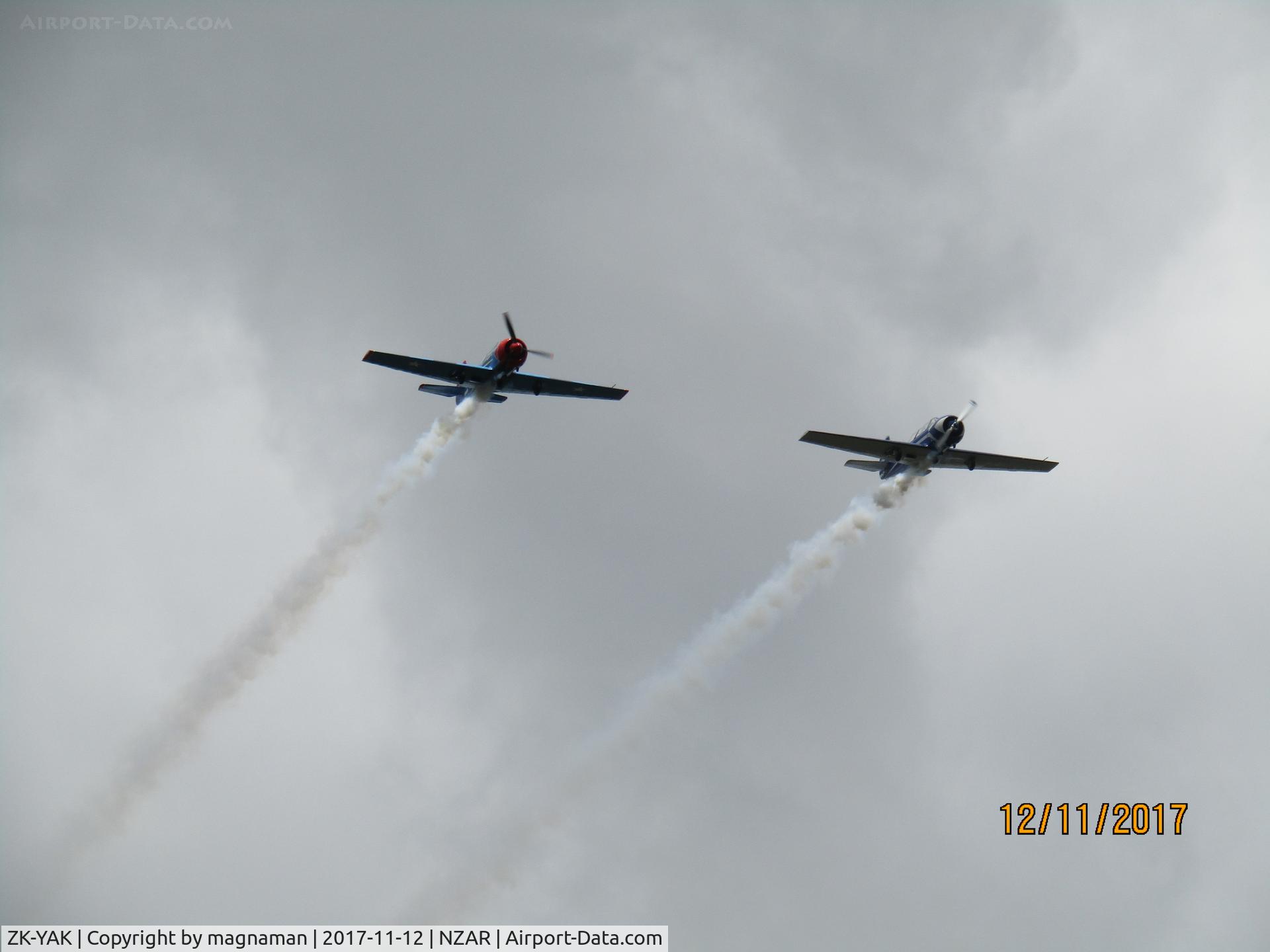 ZK-YAK, Yakovlev Yak-52 C/N 9712002, in armistice display