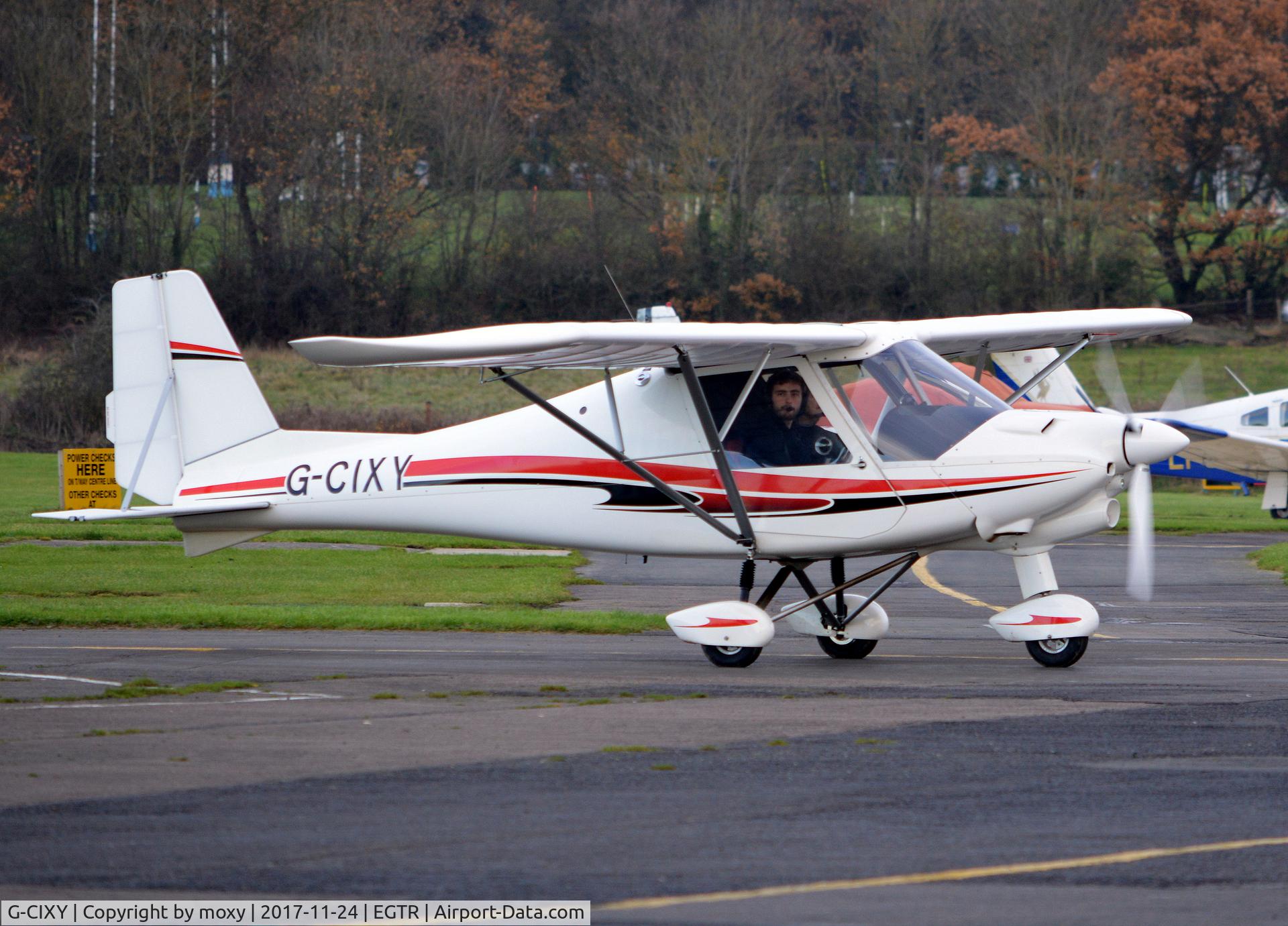 G-CIXY, 2016 Comco Ikarus C42 FB80 C/N 1601-7435, Comco Ikarus C42 FB80 at Elstree.
