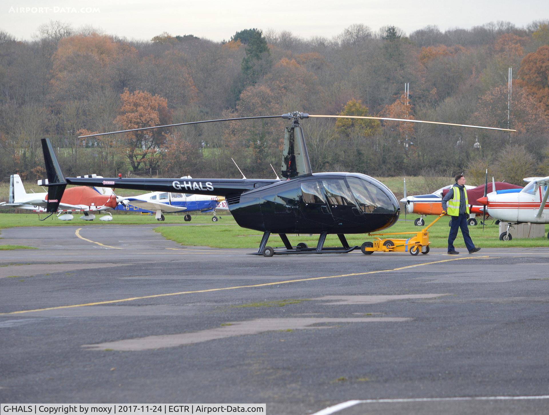 G-HALS, 2007 Robinson R44 Raven II C/N 11639, Robinson R44 Raven II at Elstree.