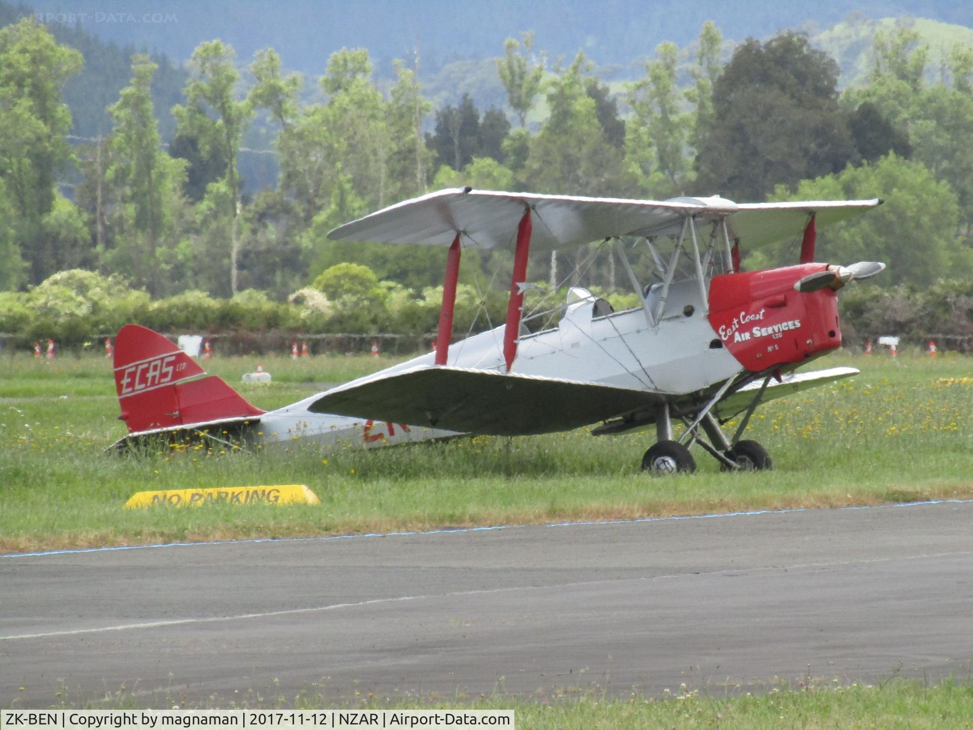 ZK-BEN, De Havilland DH-82A Tiger Moth II C/N 84671, new one for me at ardmore