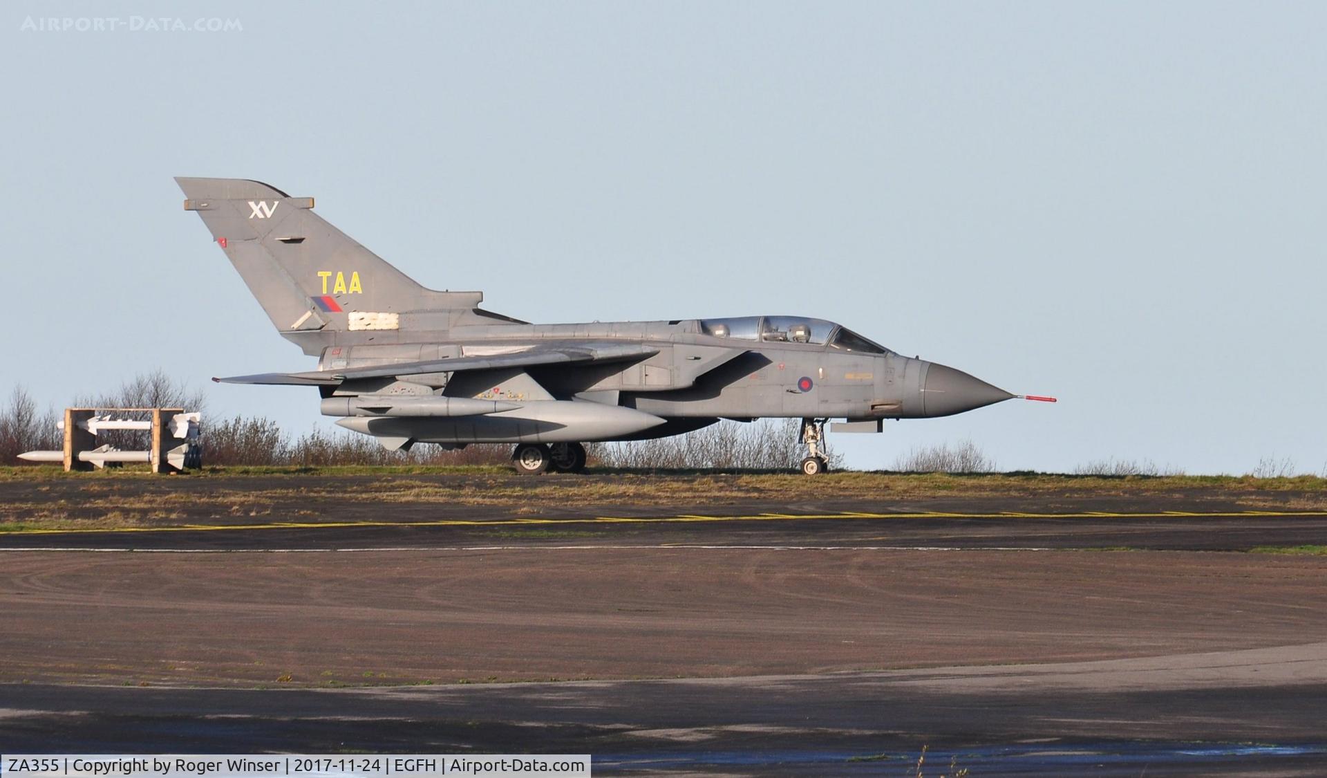 ZA355, 1980 Panavia Tornado GR.1 C/N 032/BS008/3016, Newly resident gate guardian. Ex-15(R) Squadron RAF Tornado GR.1 coded TAA, last flown in May 2001. Allocated maintenance serial number 9310M in May 2002.